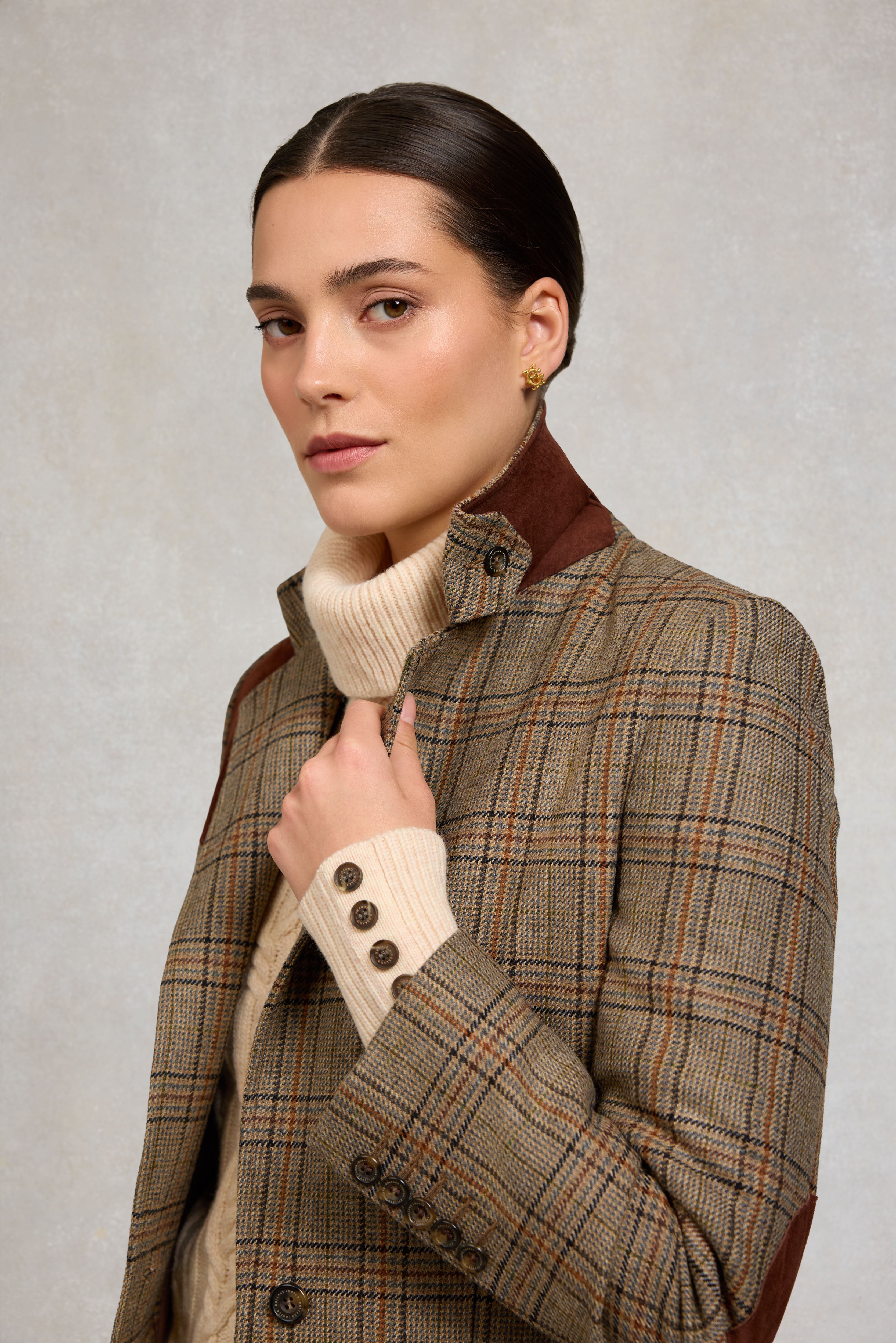 Single Breasted Field Blazer (Bourbon Tweed) – Holland Cooper ®