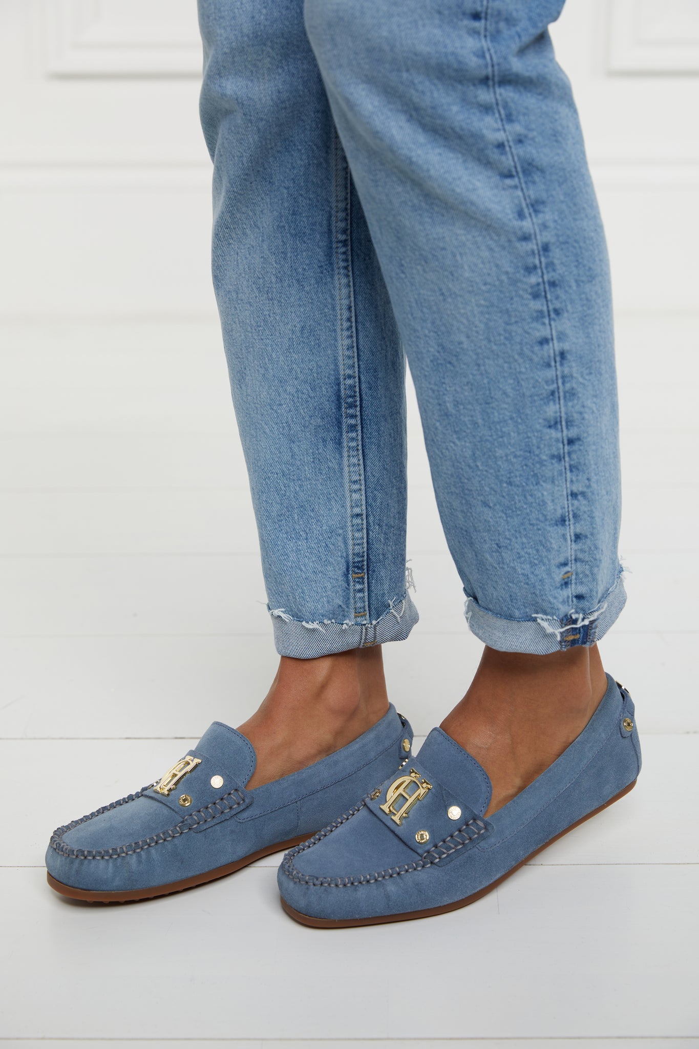 The Driving Loafer (Soft Blue)