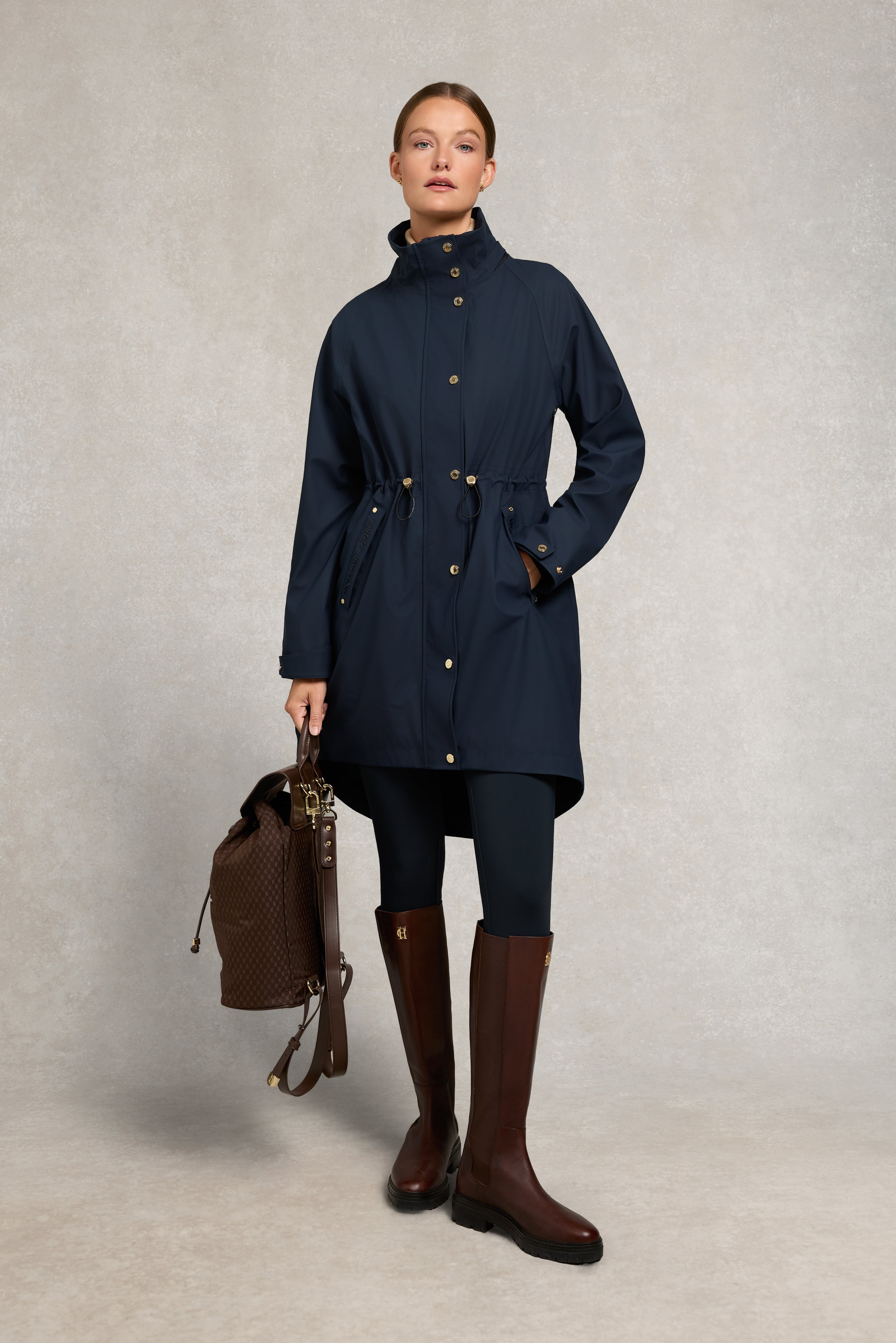 Chartwell Rain Parka (Ink Navy) – Holland Cooper ®