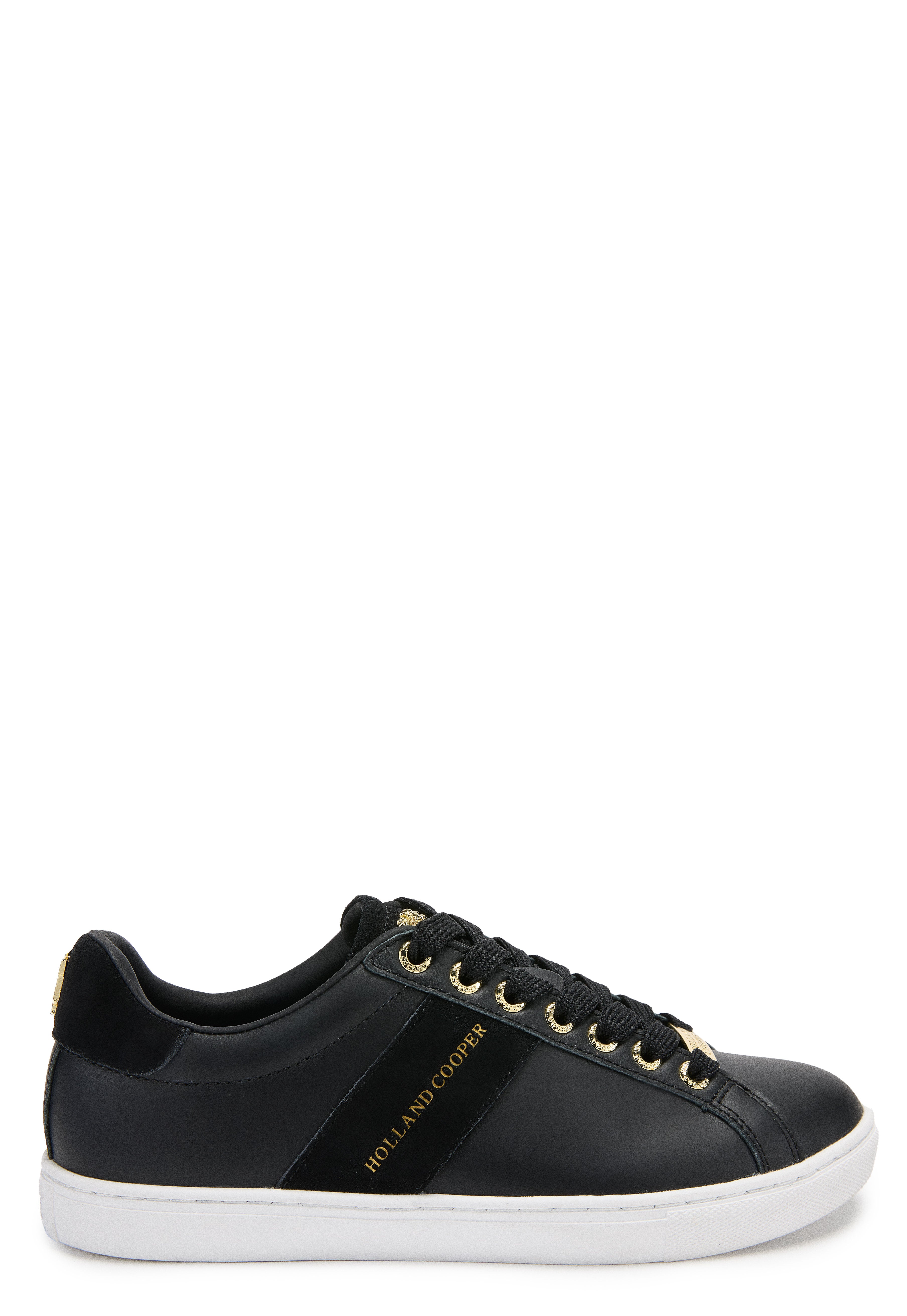 Knightsbridge Court Trainer (Black) - Main Image