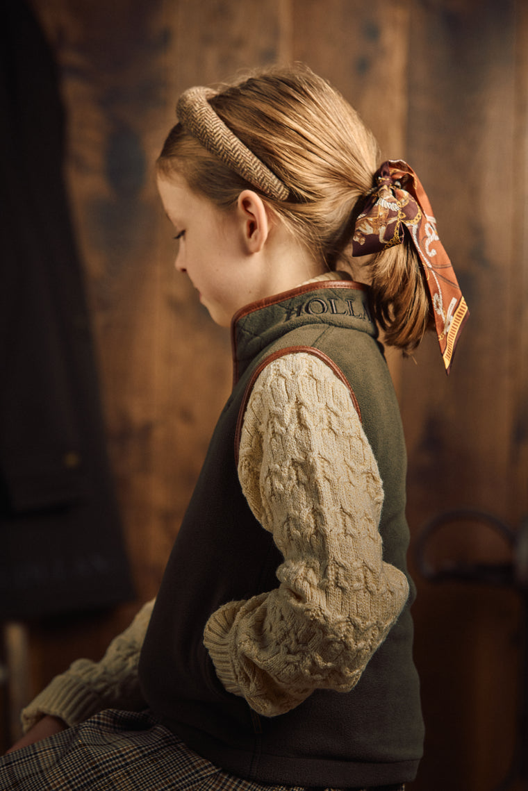 Mini Me - Country Fleece Gilet (Khaki)