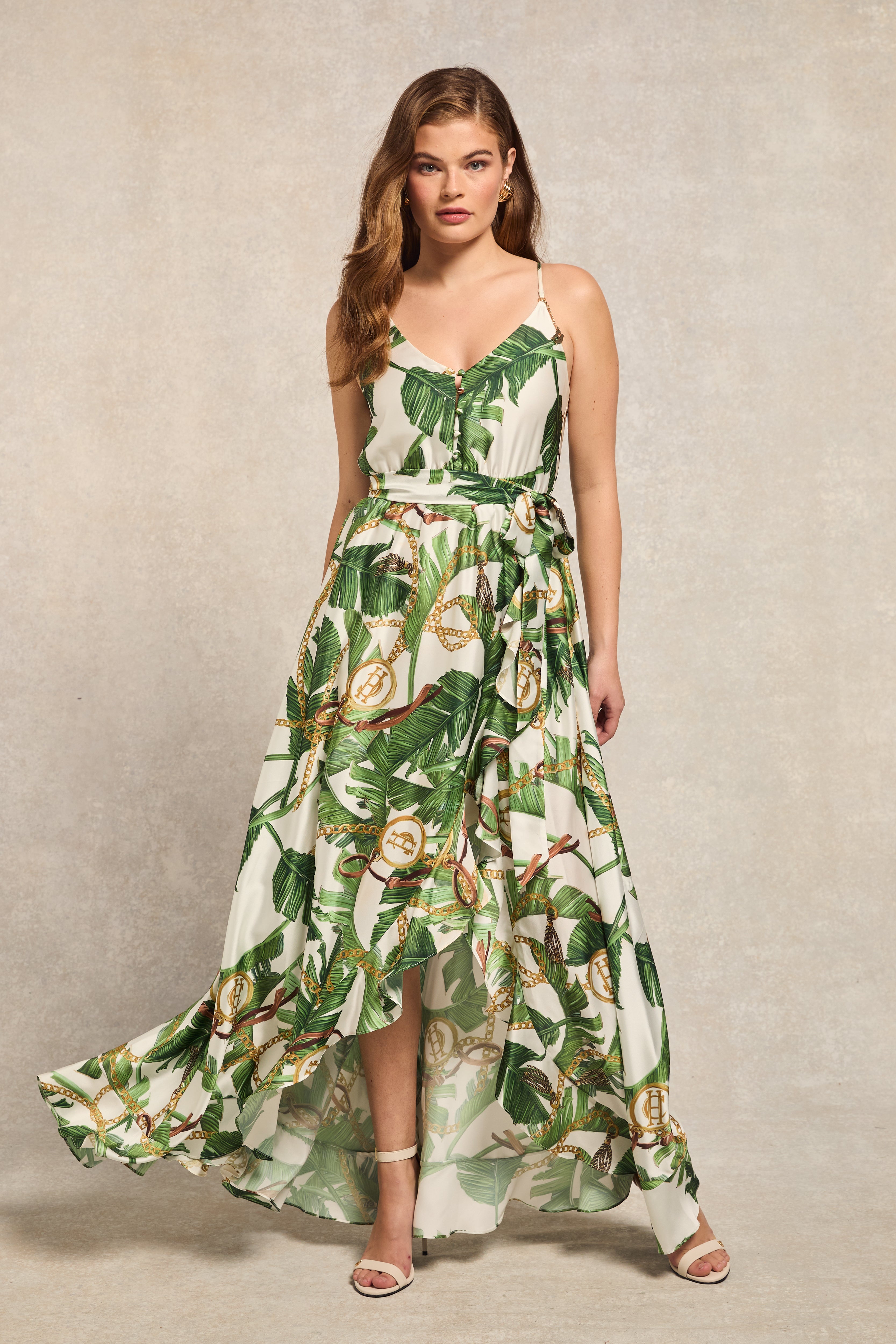 gabriella bohemian tie detail maxi dress Buy Boohoo Gabriella Bohemian Tie Detail Maxi Dress In Orange