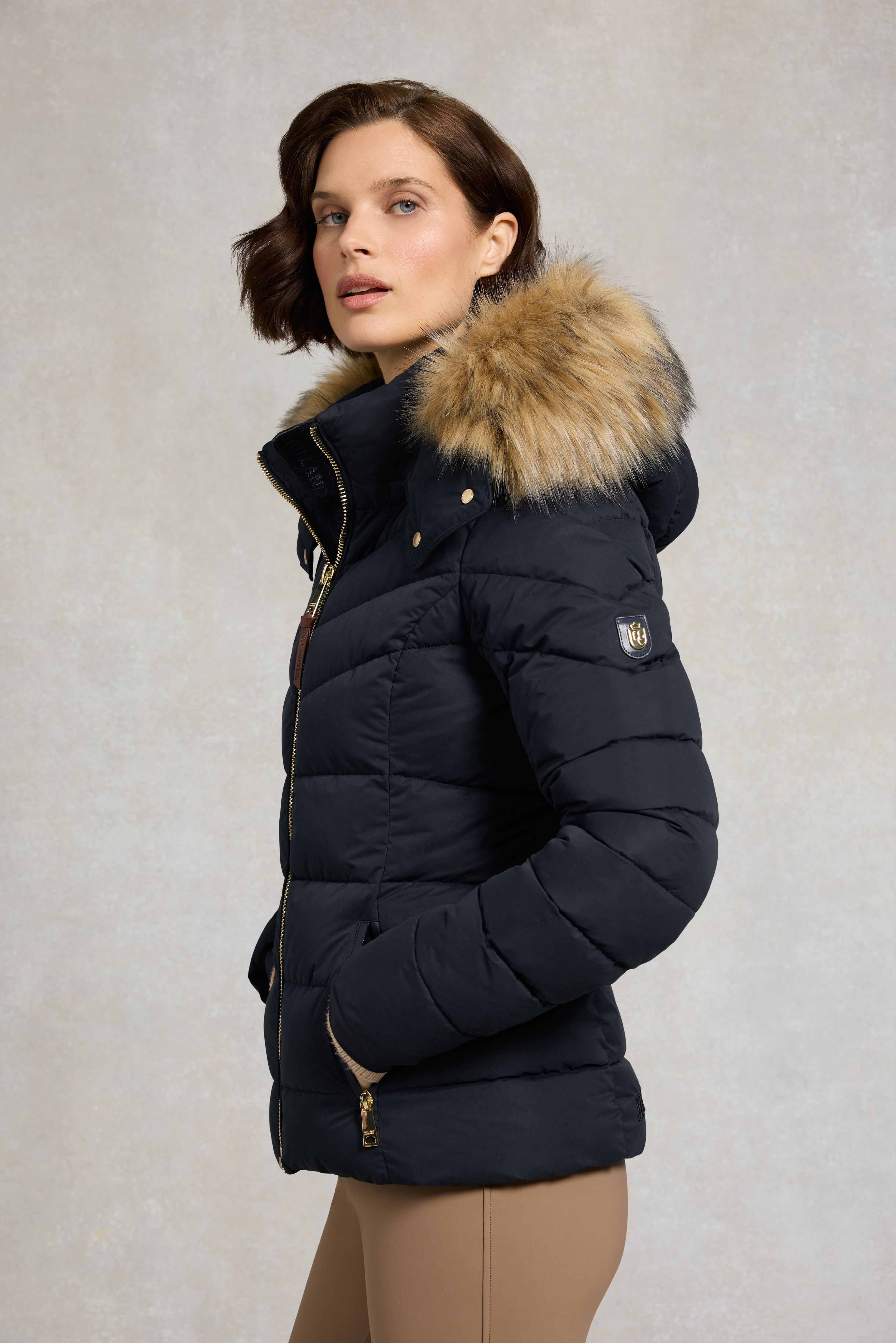 Whistler Puffer Jacket (Ink Navy Natural) – Holland Cooper ®