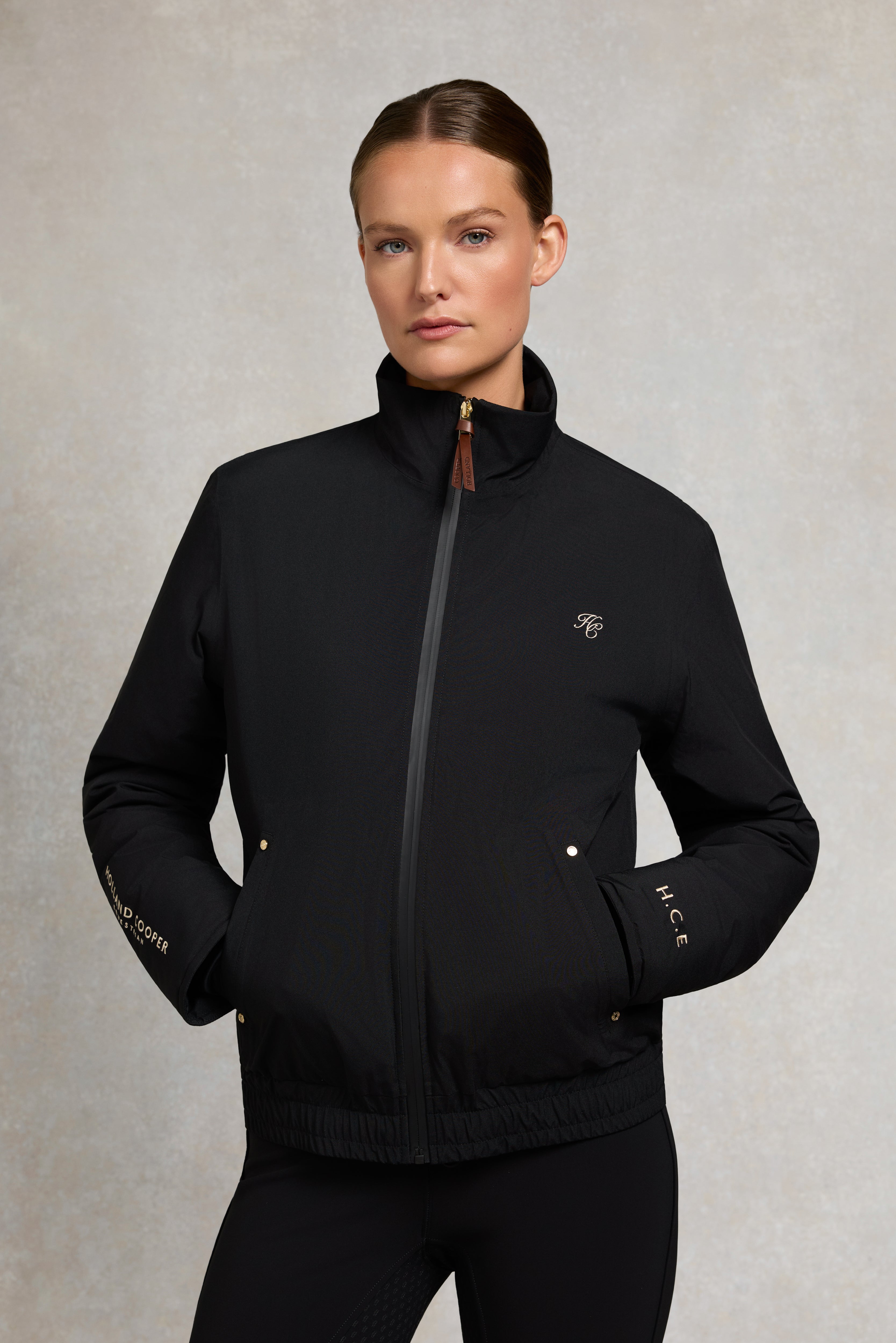 Chiltern Bomber Jacket (Black) – Holland Cooper ®