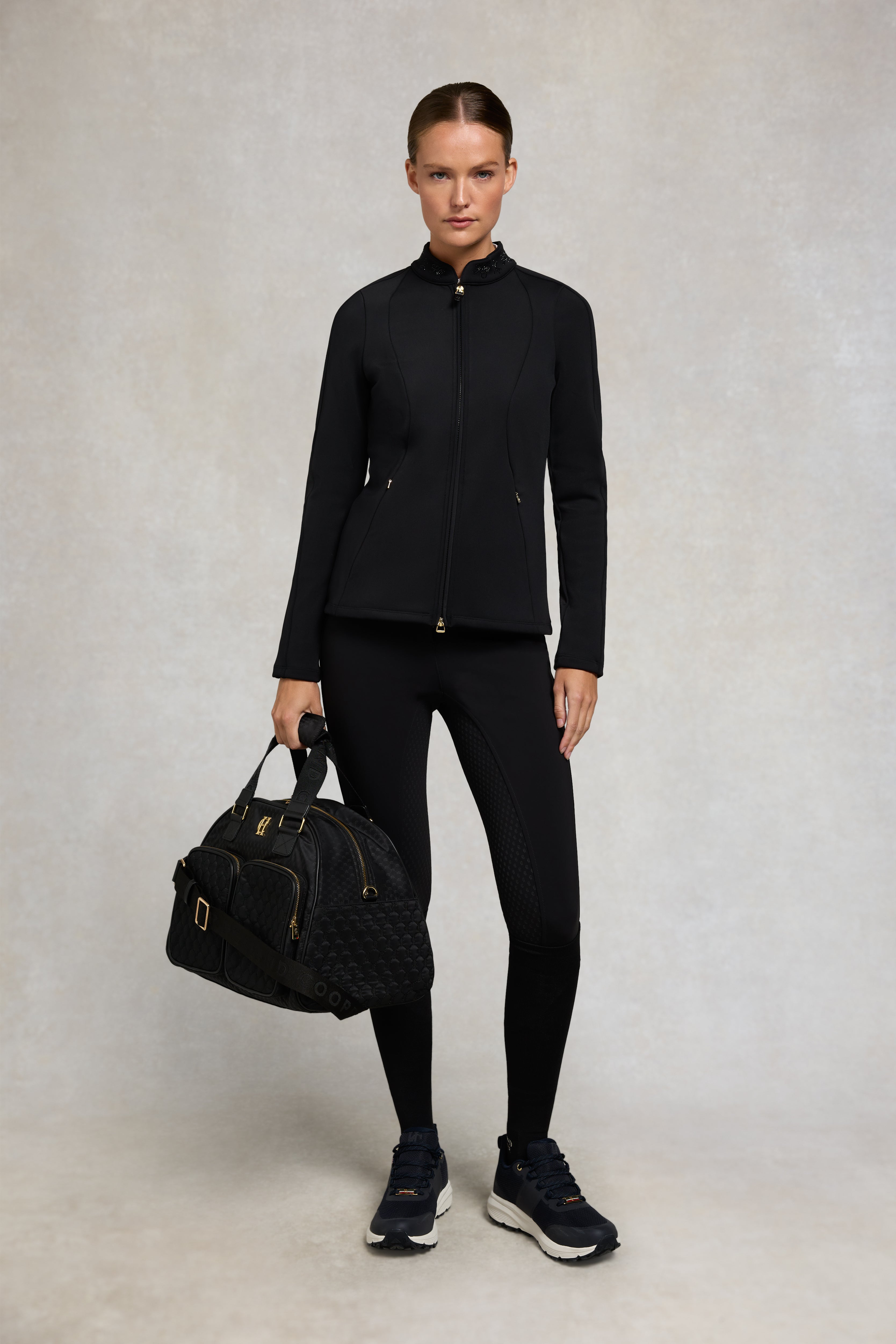 Crystal Zip Jacket (Black) – Holland Cooper ® Crystal Zip Jacket (Black) – Holland Cooper ®