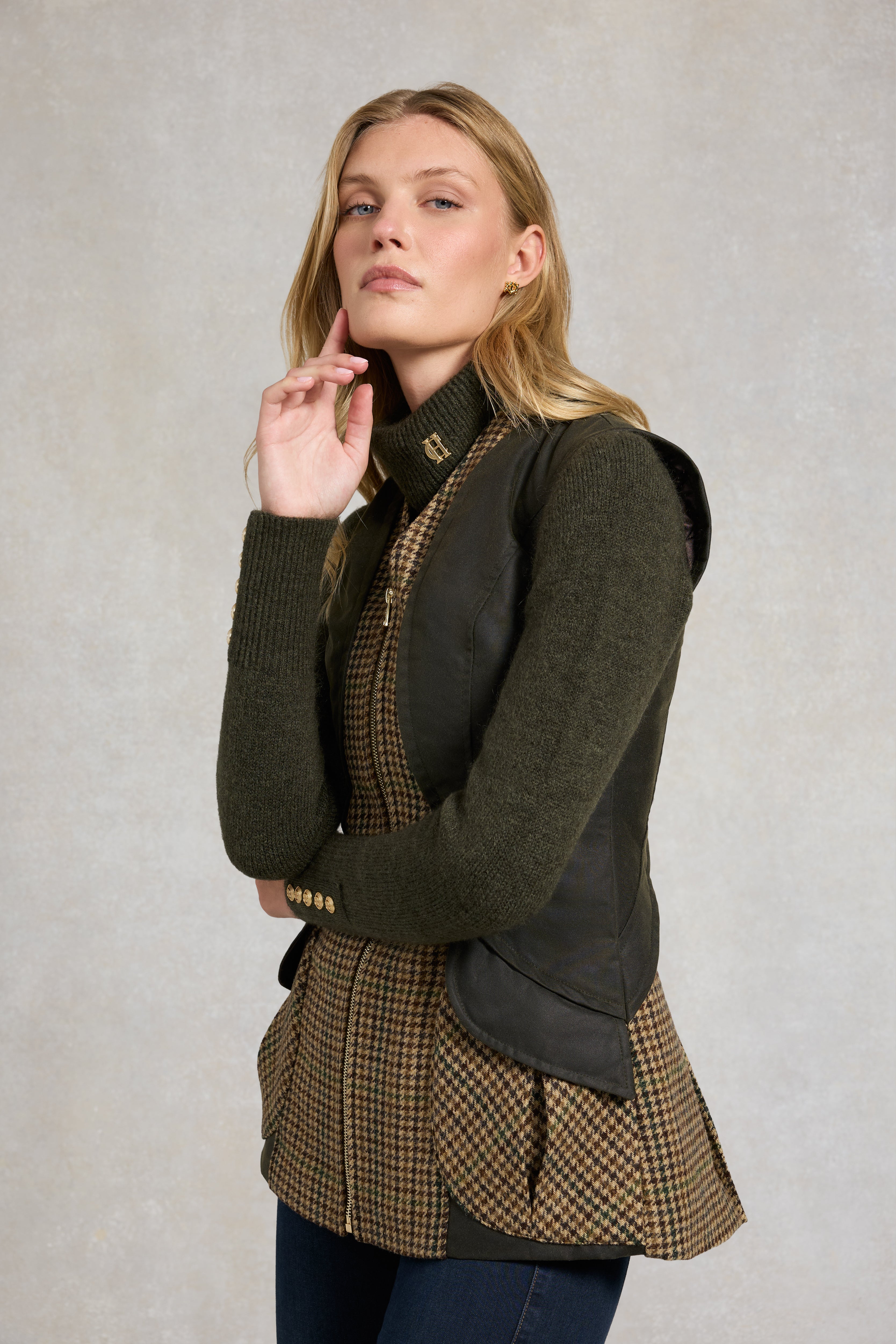 Field Vest (Hailes Green Tweed) – Holland Cooper ®