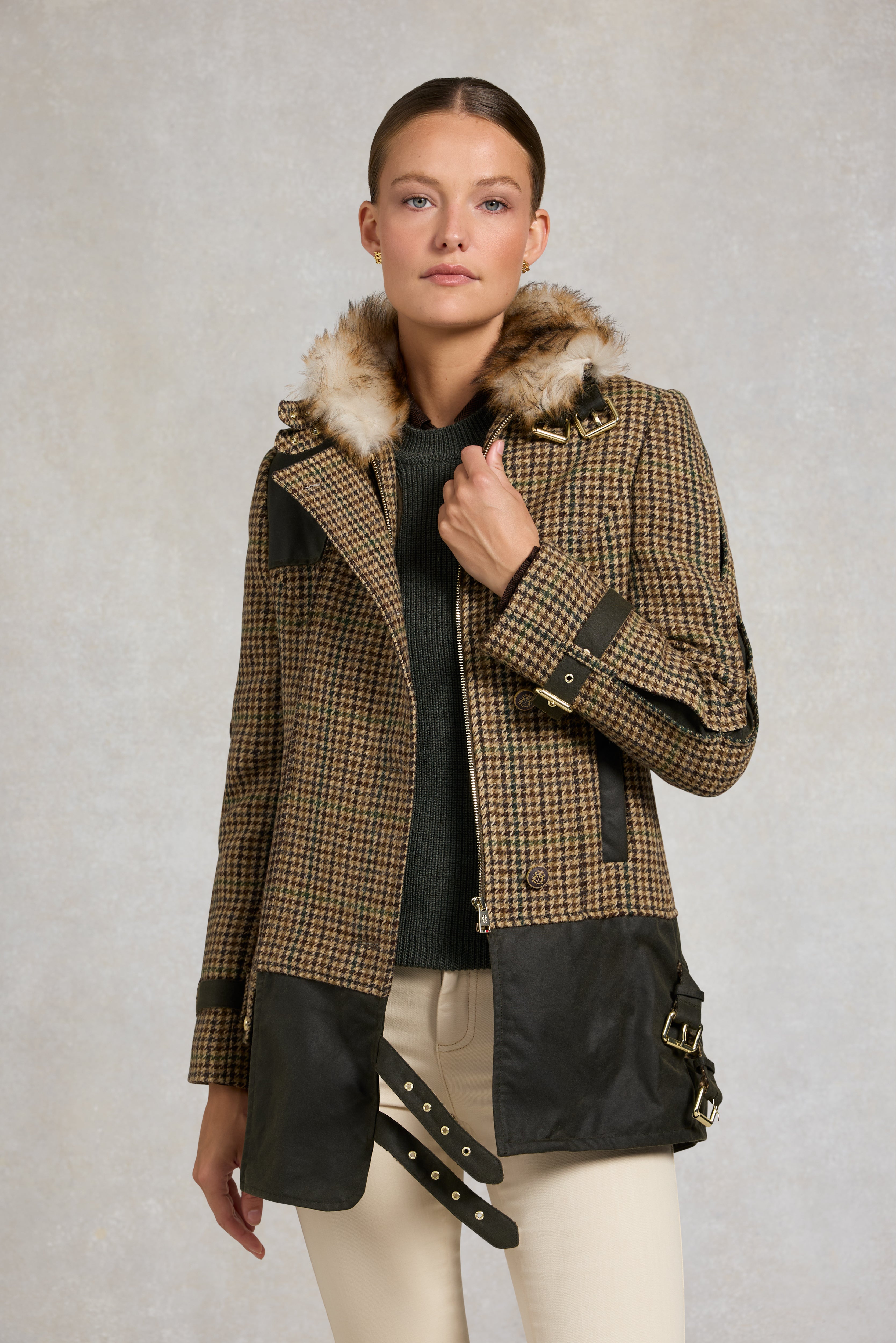 Balmoral Field Jacket (Hailes Green Tweed) – Holland Cooper ®