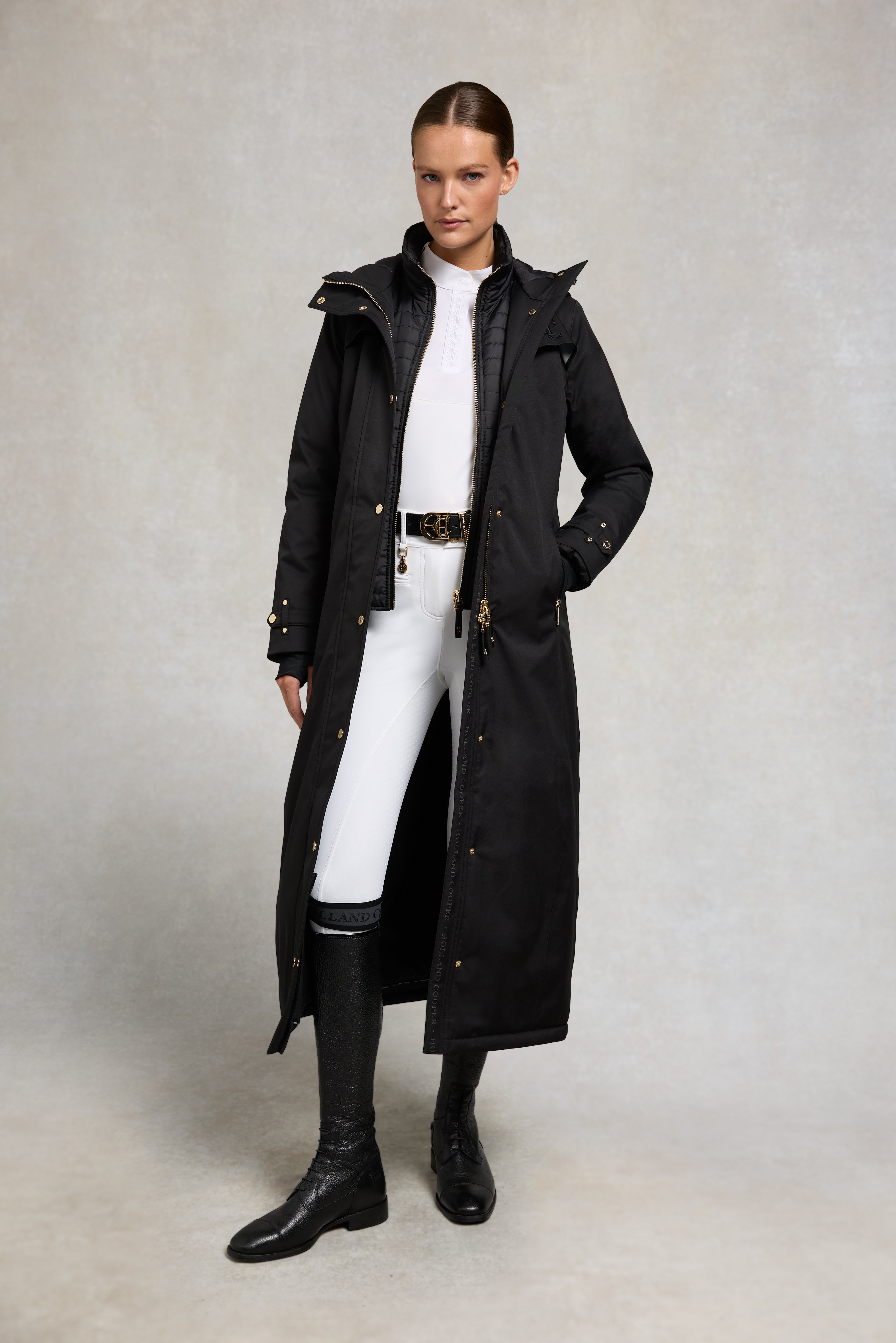 Longline Training Coat (Black) – Holland Cooper ®