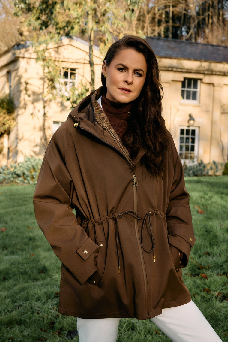 The One-Size Lightweight Waterproof Parka Look