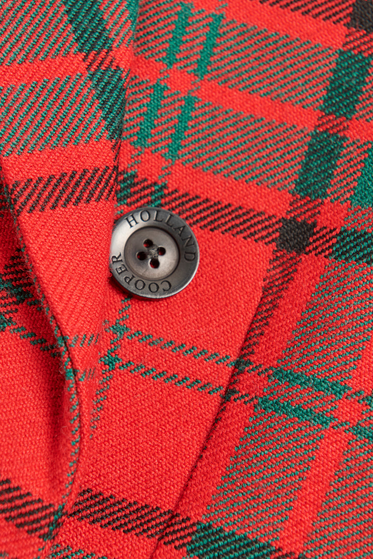 The Double Breasted Blazer (Red Tartan)