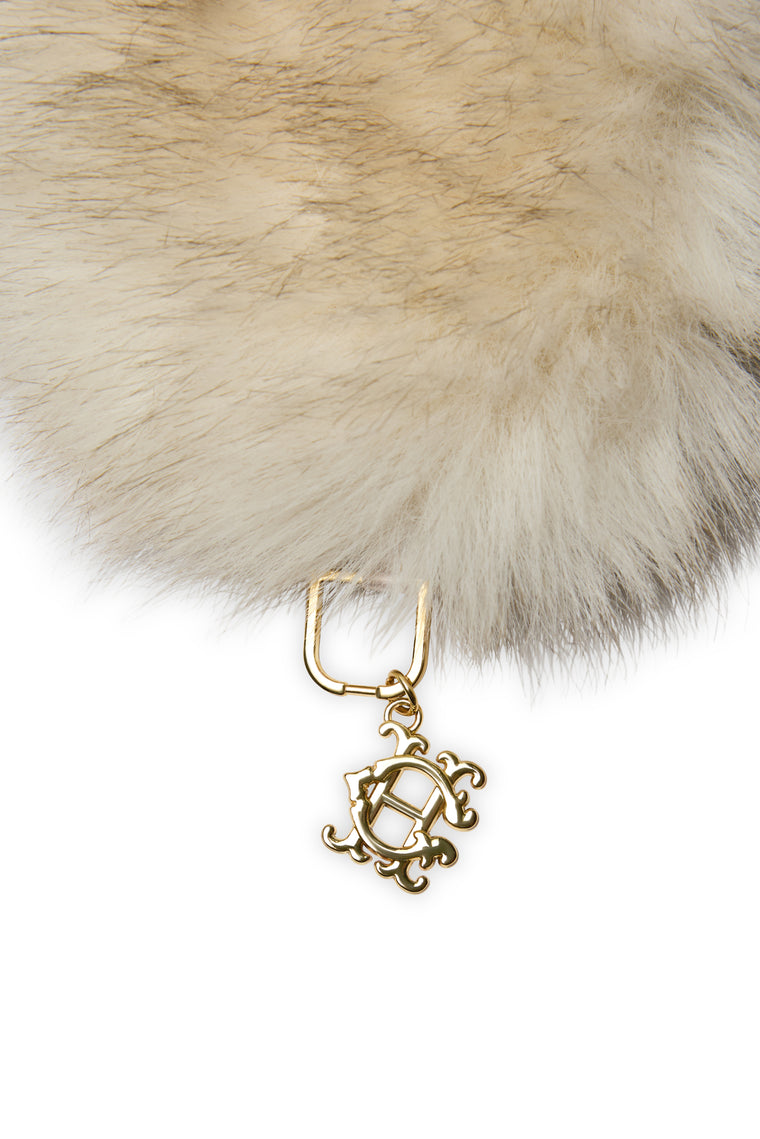 Faux Fur Shawl (Cream)