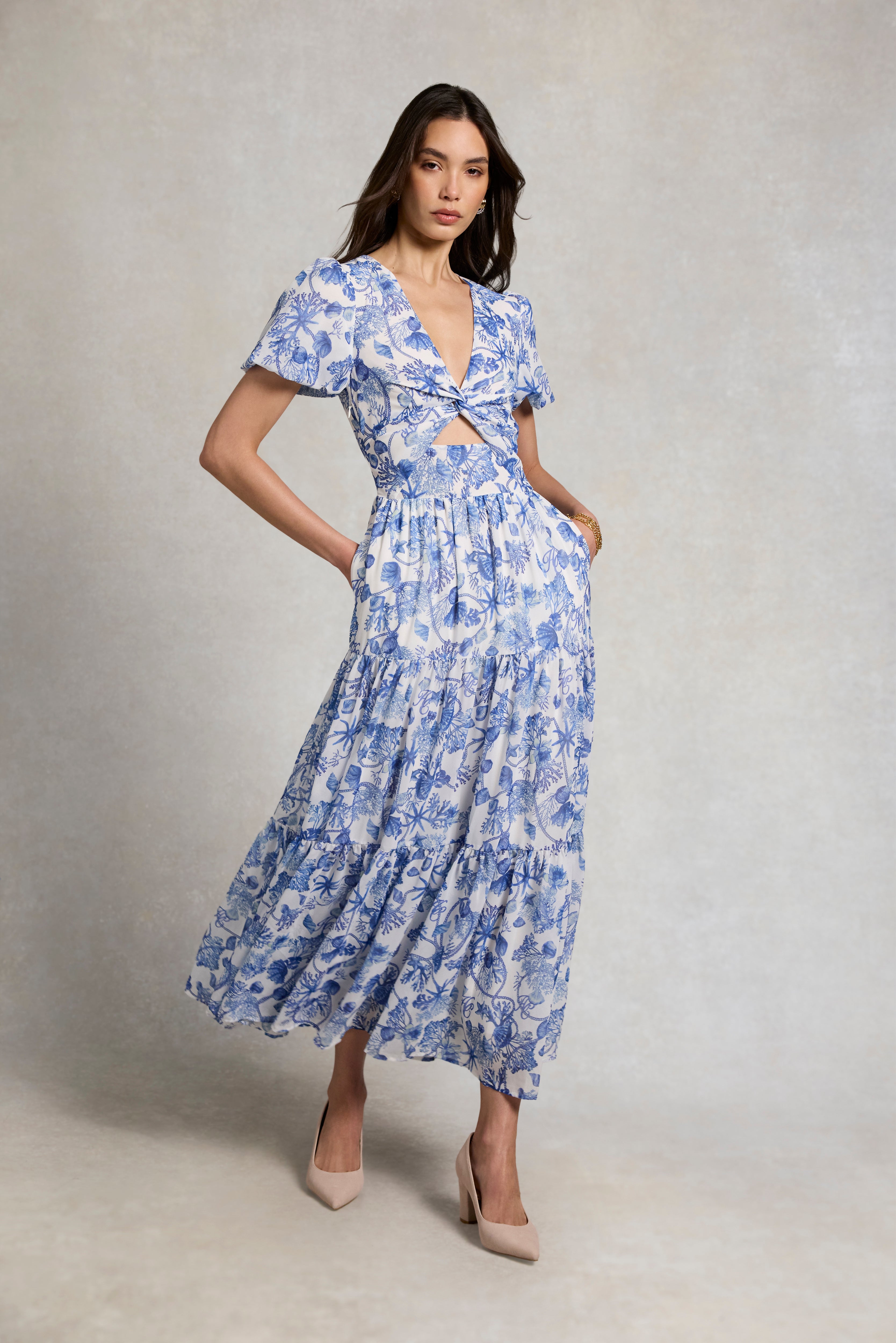 Giselle Dress (Blue Seashell)
