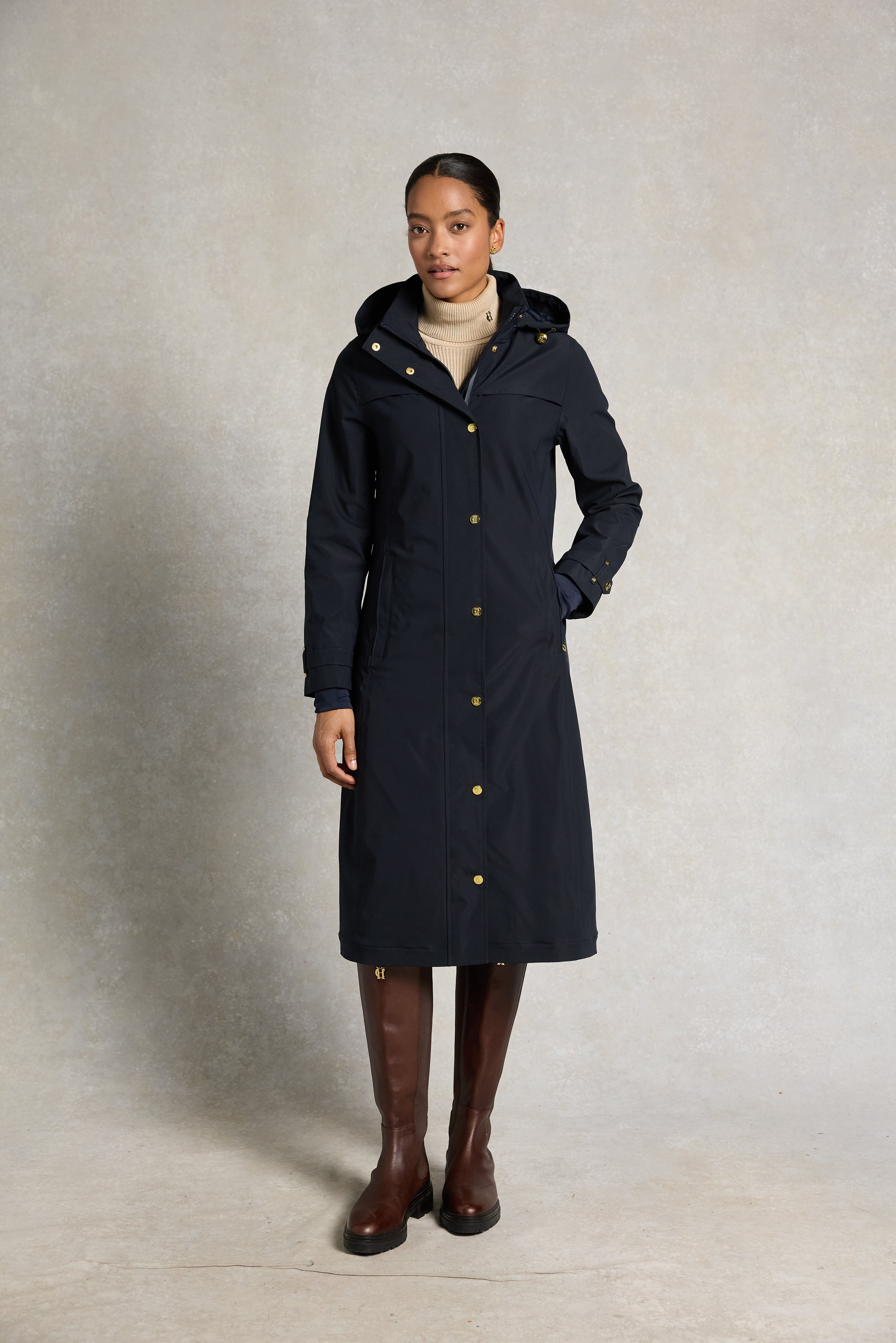 ジャケット・アウター RIDING COAT Folgate Coat (Ink Navy) – Holland Cooper ®