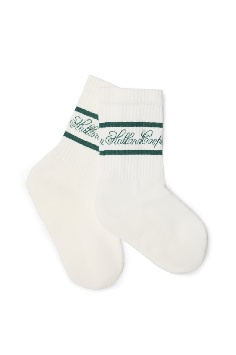 HC Trainer Sock (Ecru Racing Green)