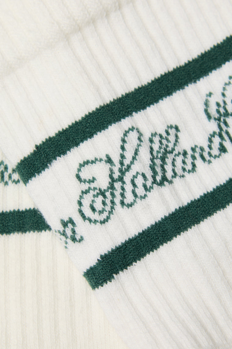 HC Trainer Sock (Ecru Racing Green)