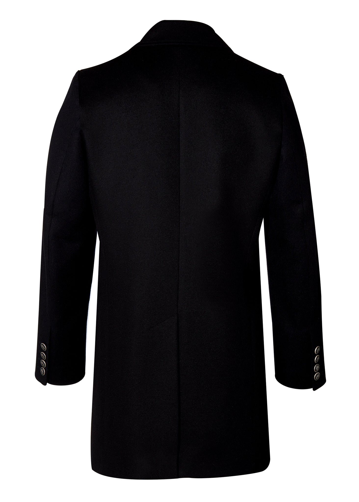 The Double Breasted Coat (Soft Black)