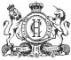 Black line image of Holland Cooper crest logo