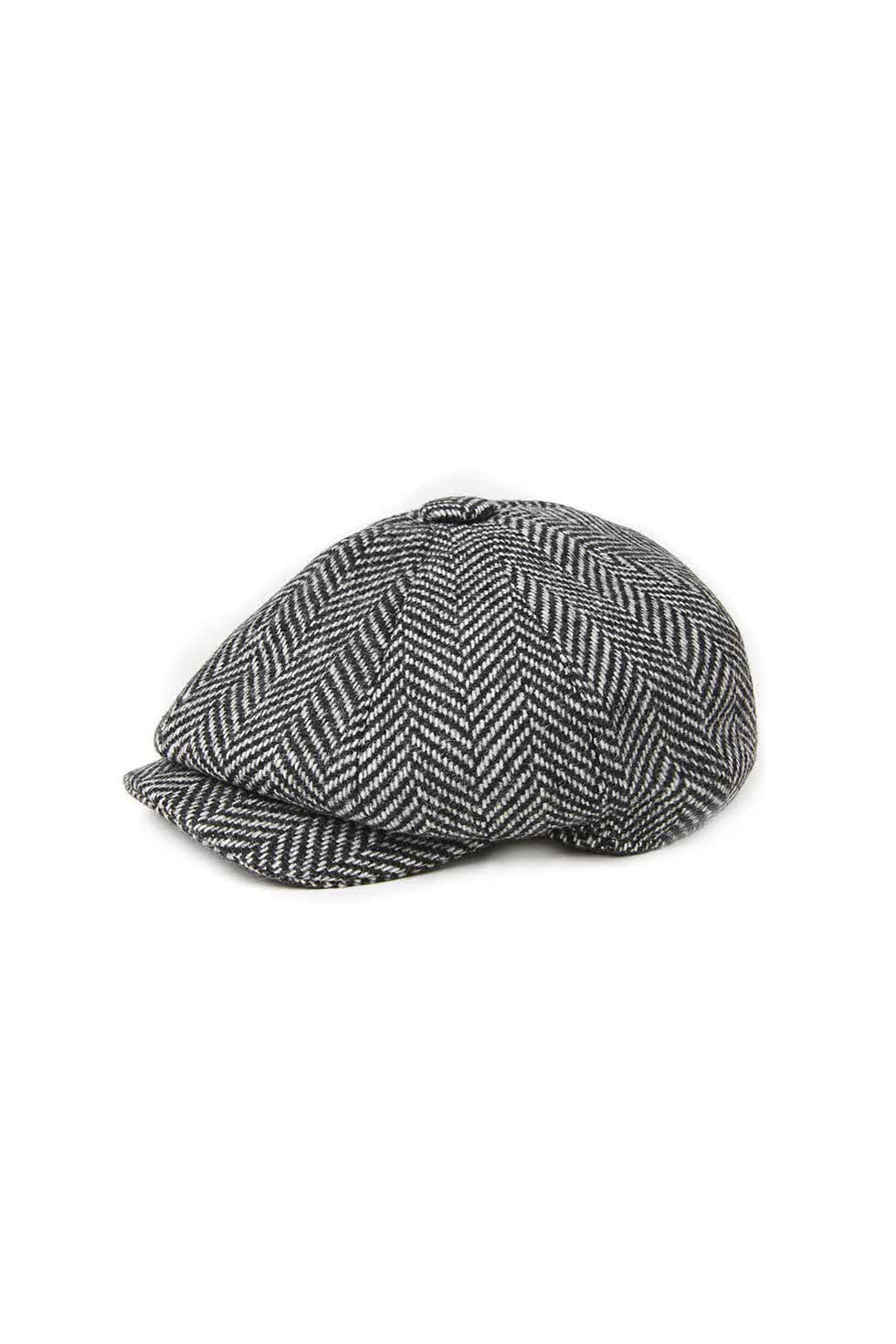 Baker Boy Cap (Wide Tooth Black Herringbone) – Holland Cooper ®