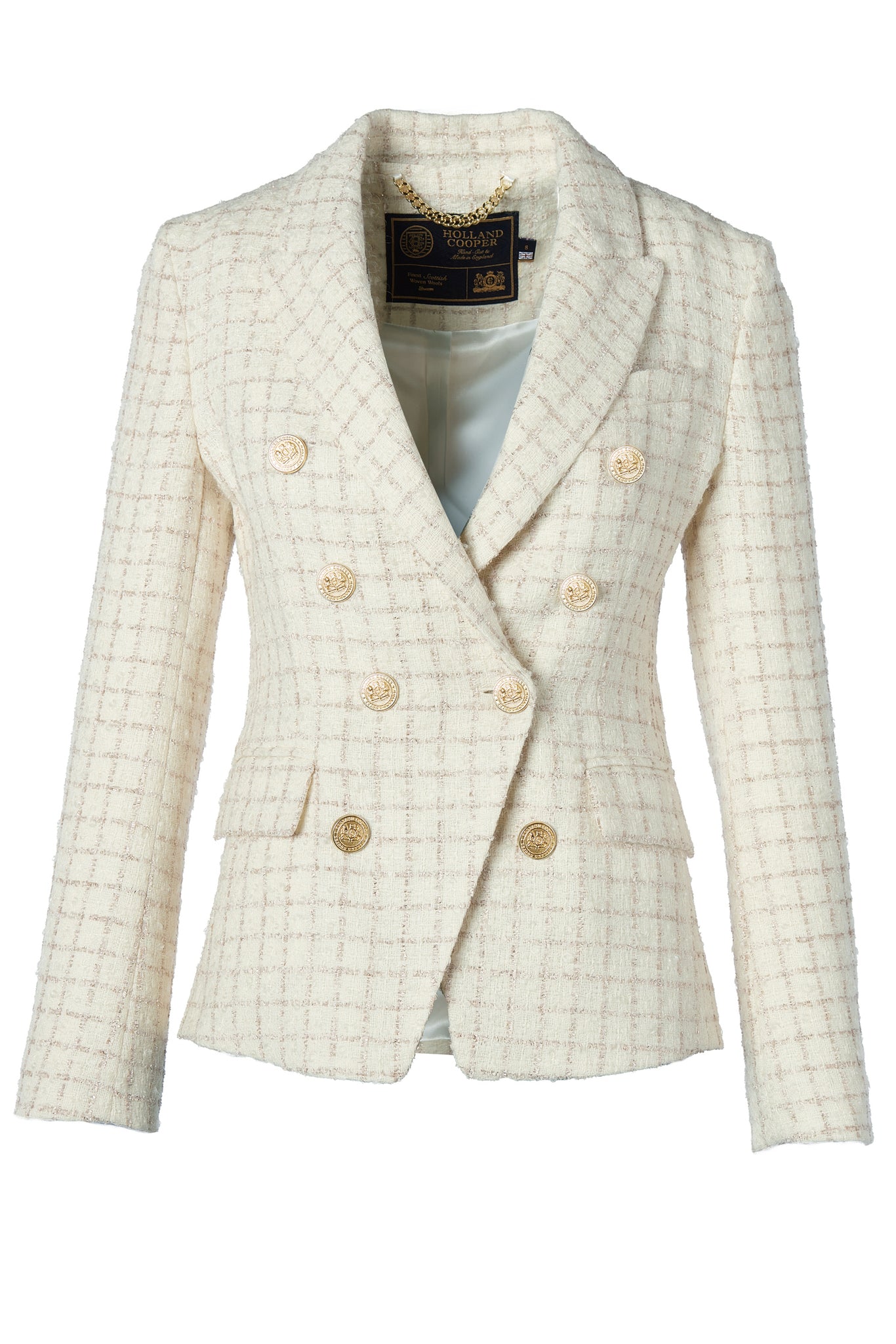 The Ivory Sparkle Tweed Suit