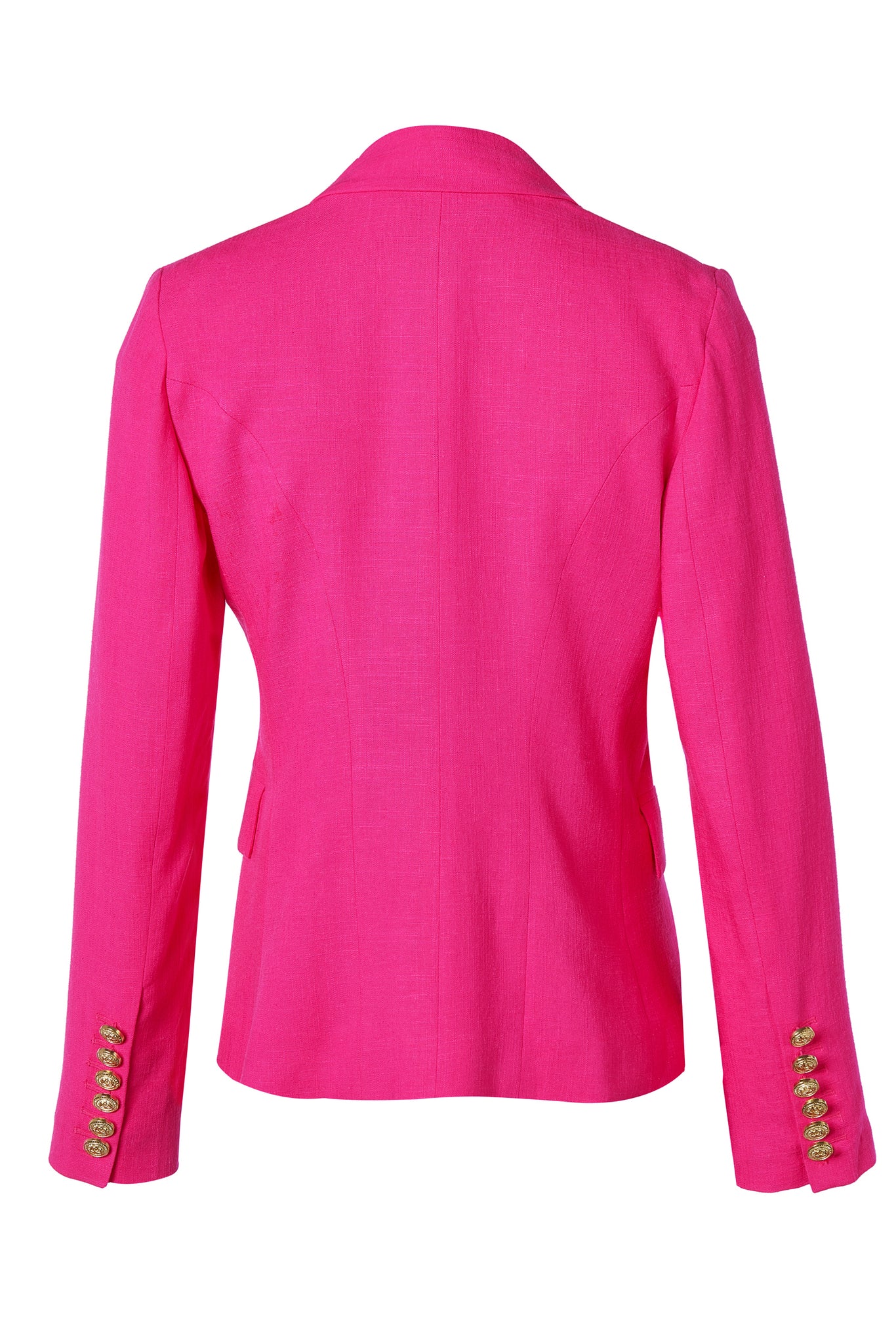 Knightsbridge Blazer (Hot Pink Linen)
