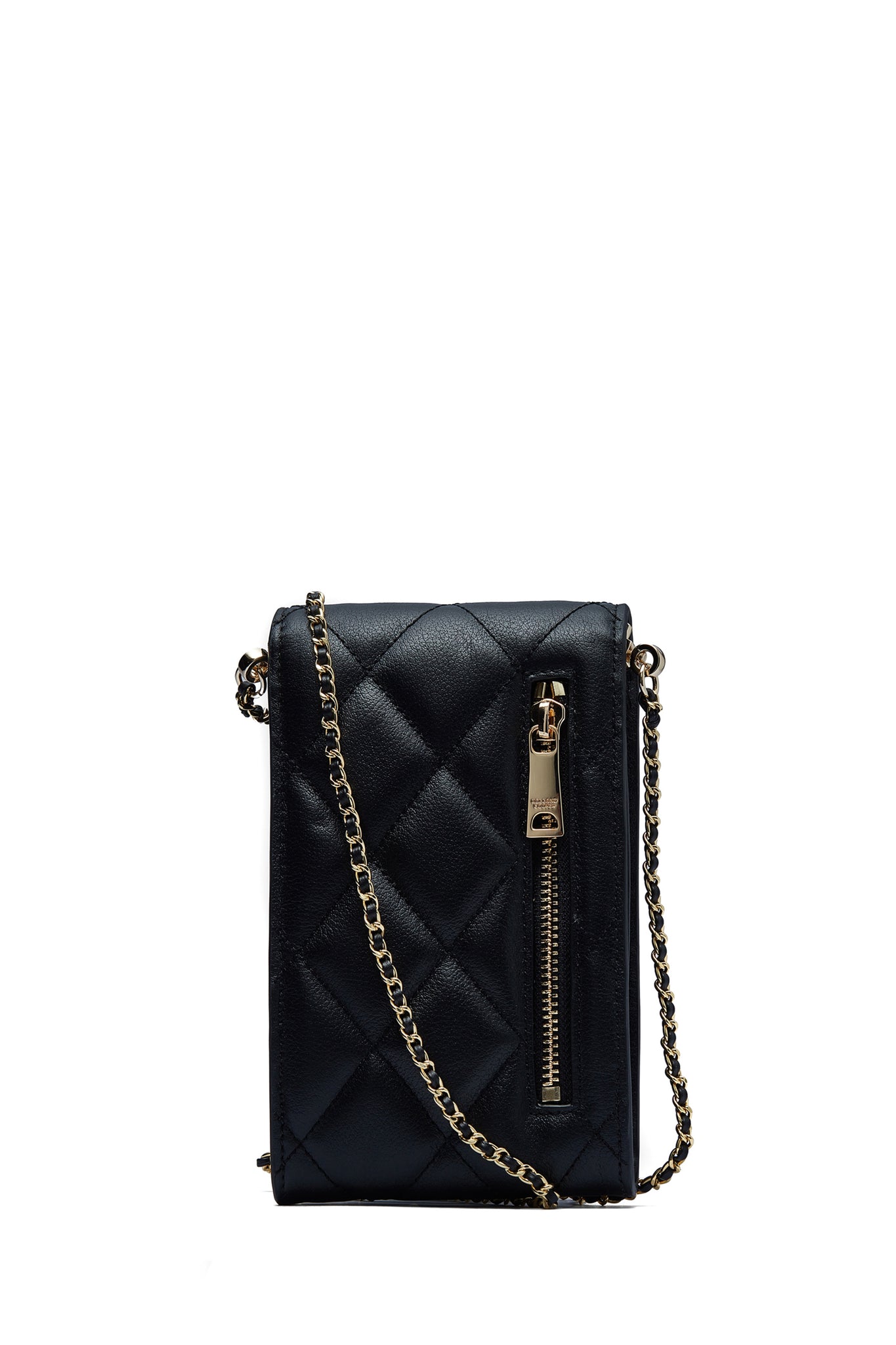 Knightsbridge Phone Pouch (Black Quilted)