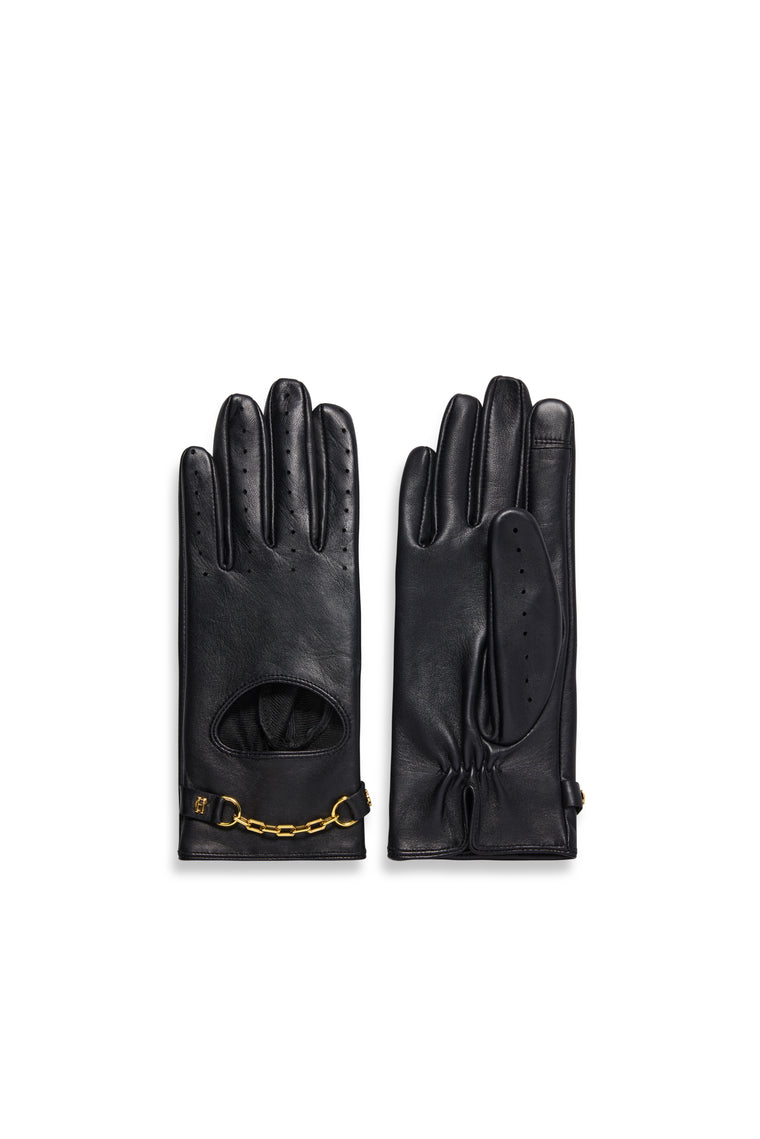 Leather Driving Gloves (Black)