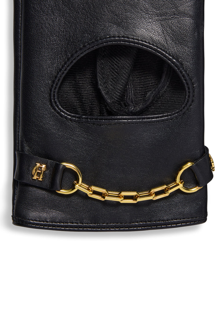 Leather Driving Gloves (Black)