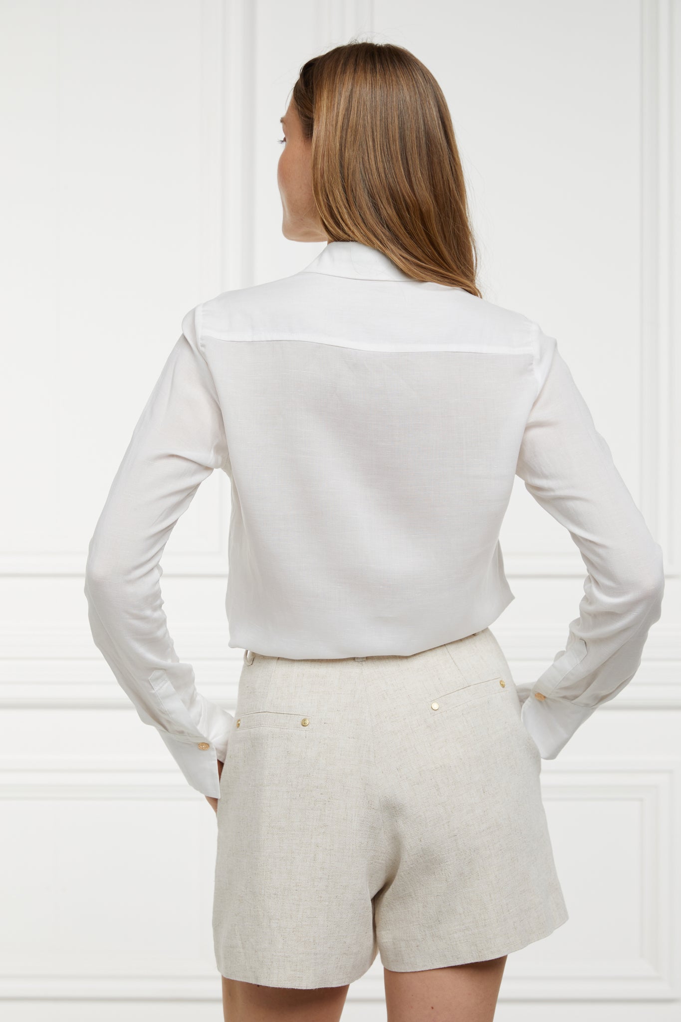 Belgravia Tailored Short (Natural Linen)