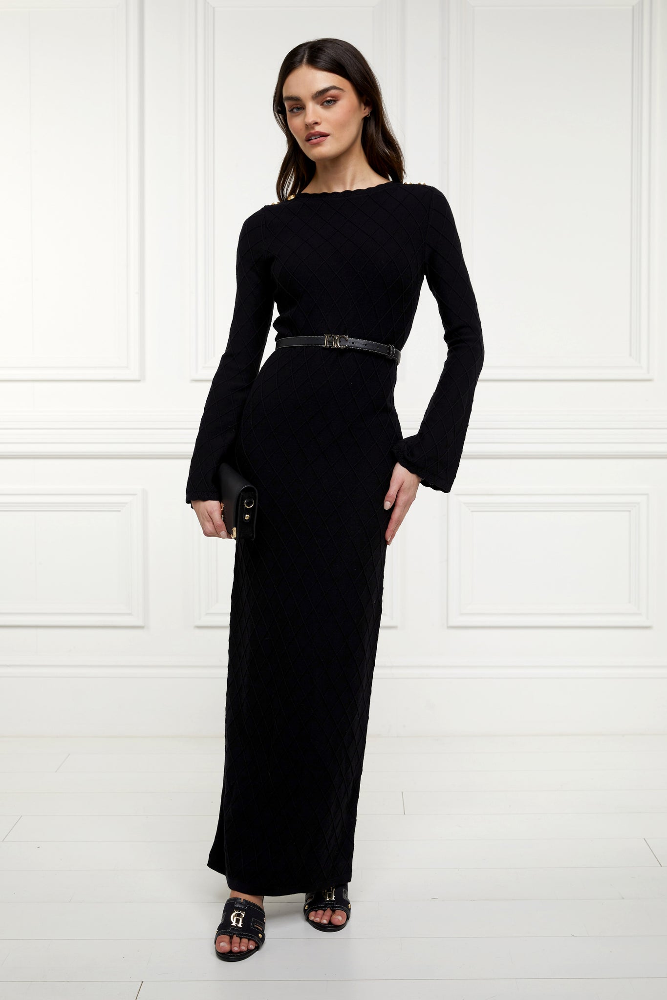 Olive Maxi Dress (Black)