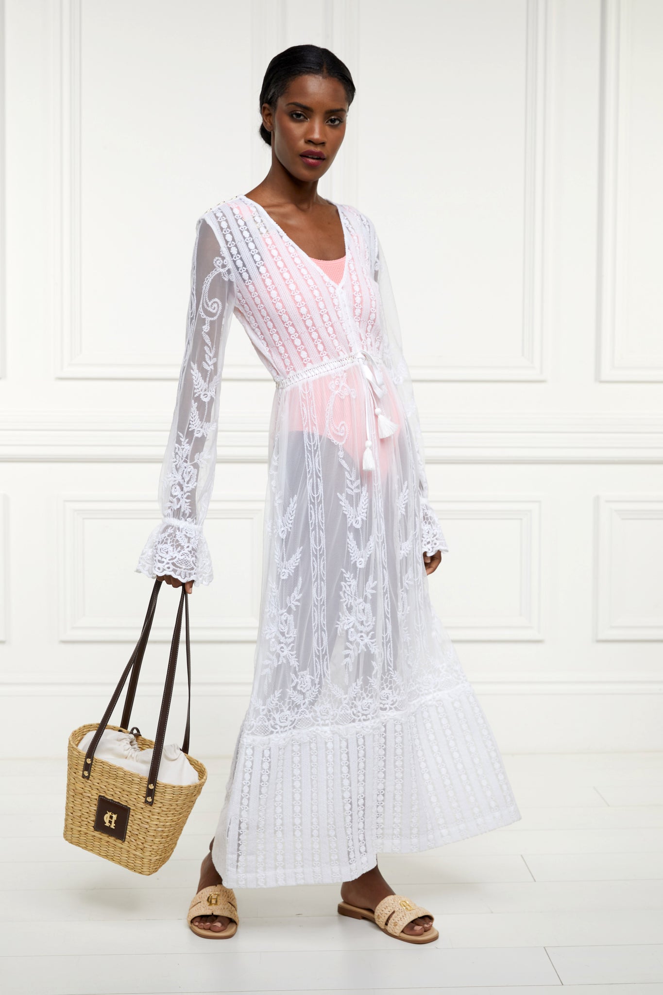 Mika Beach Dress (White)