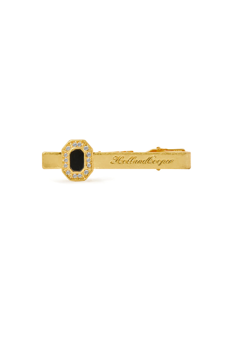 Luxury Tie Bar (Onyx Gold)