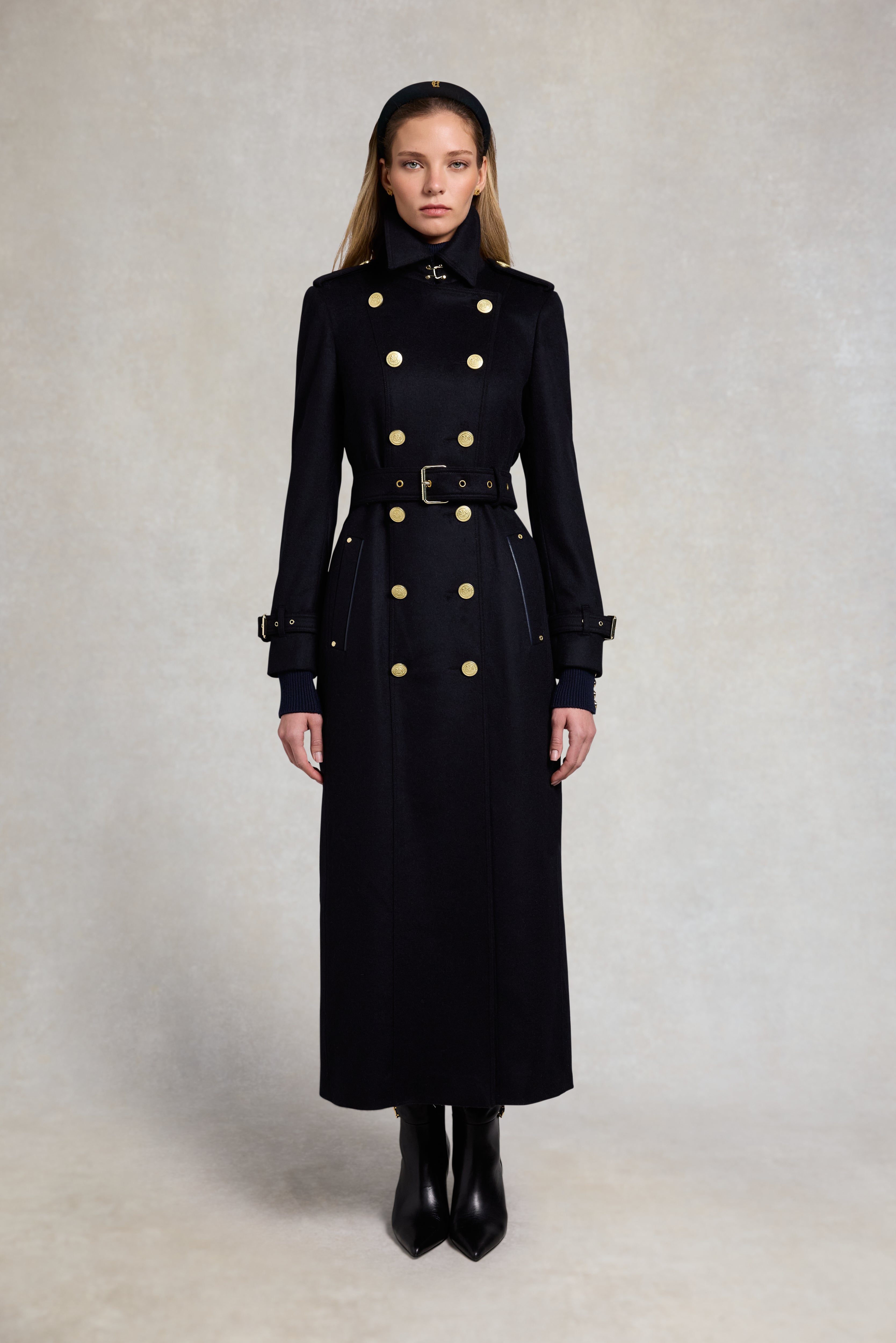 Full Length Marlborough Trench Coat (Soft Navy) – Holland Cooper ®