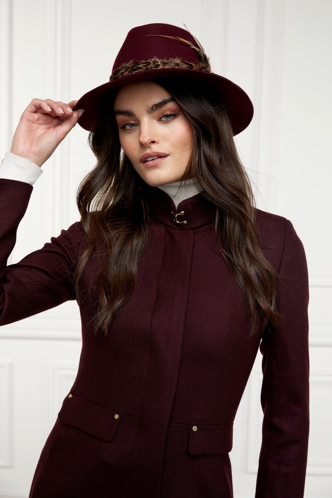 Trilby Hat (Mulberry)