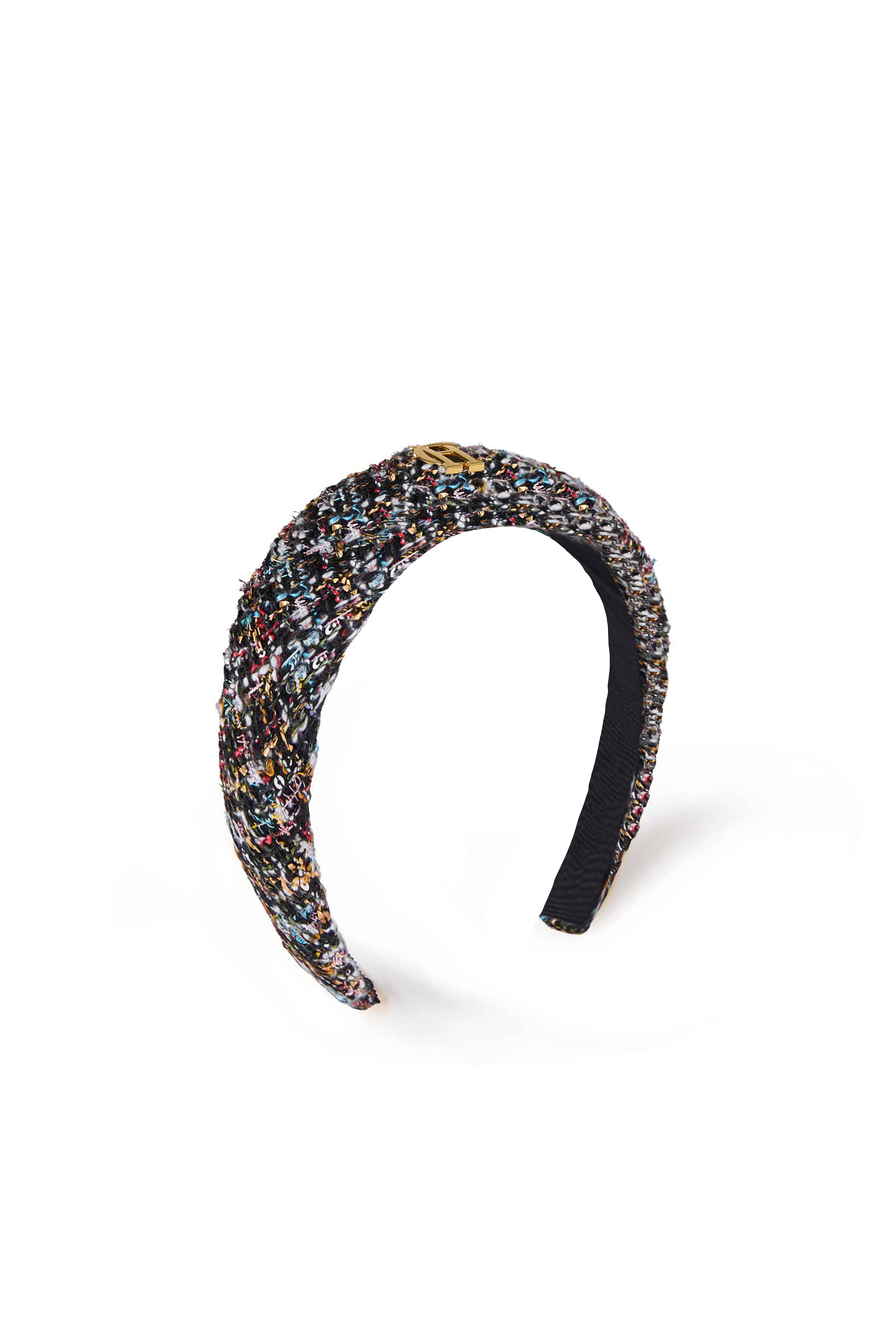 Narrow Headband (Black Sparkle Boucle) – Holland Cooper ®