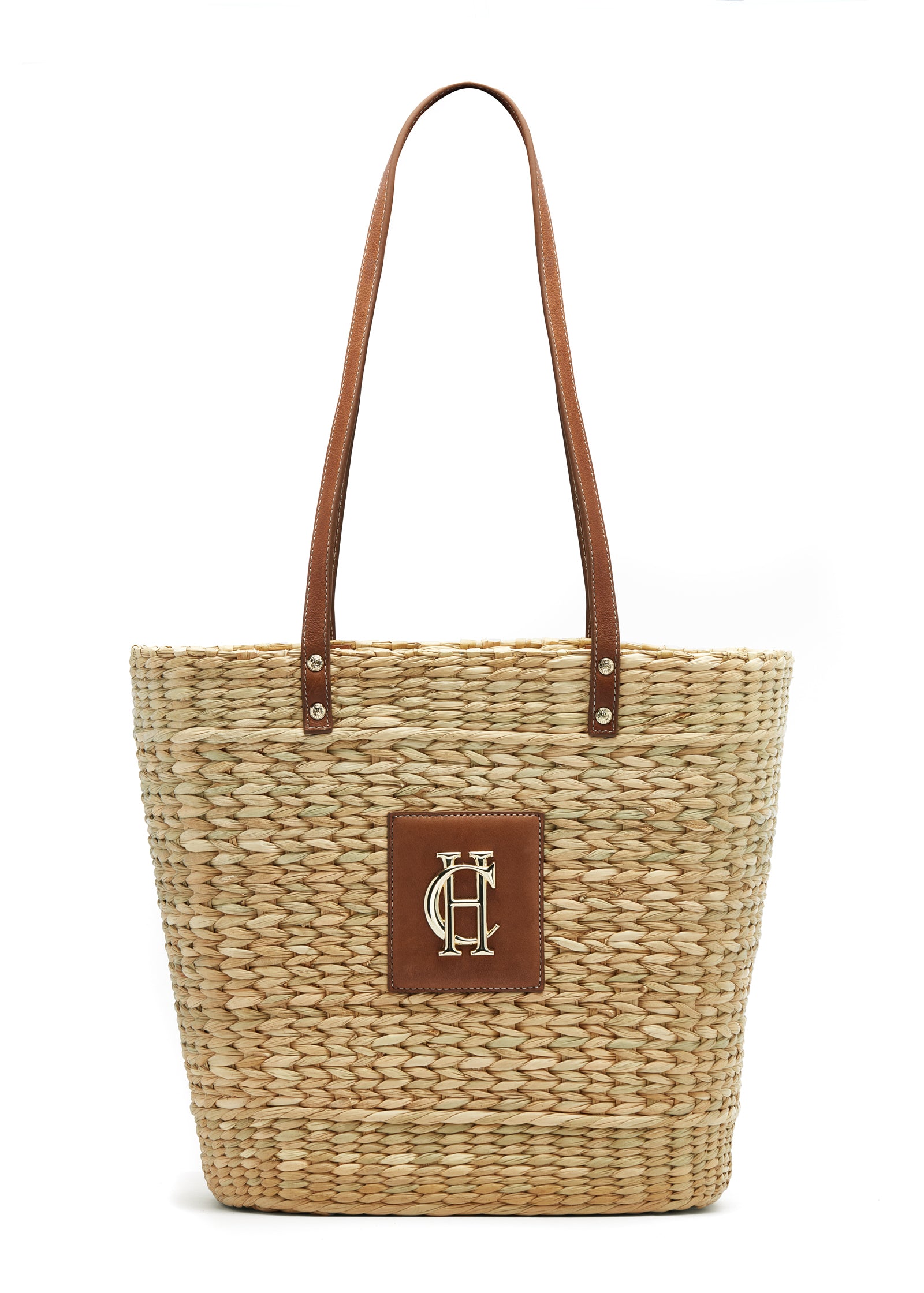 Country Road Branded Tote Natural Jute Bag With Zip Eco-Friendly