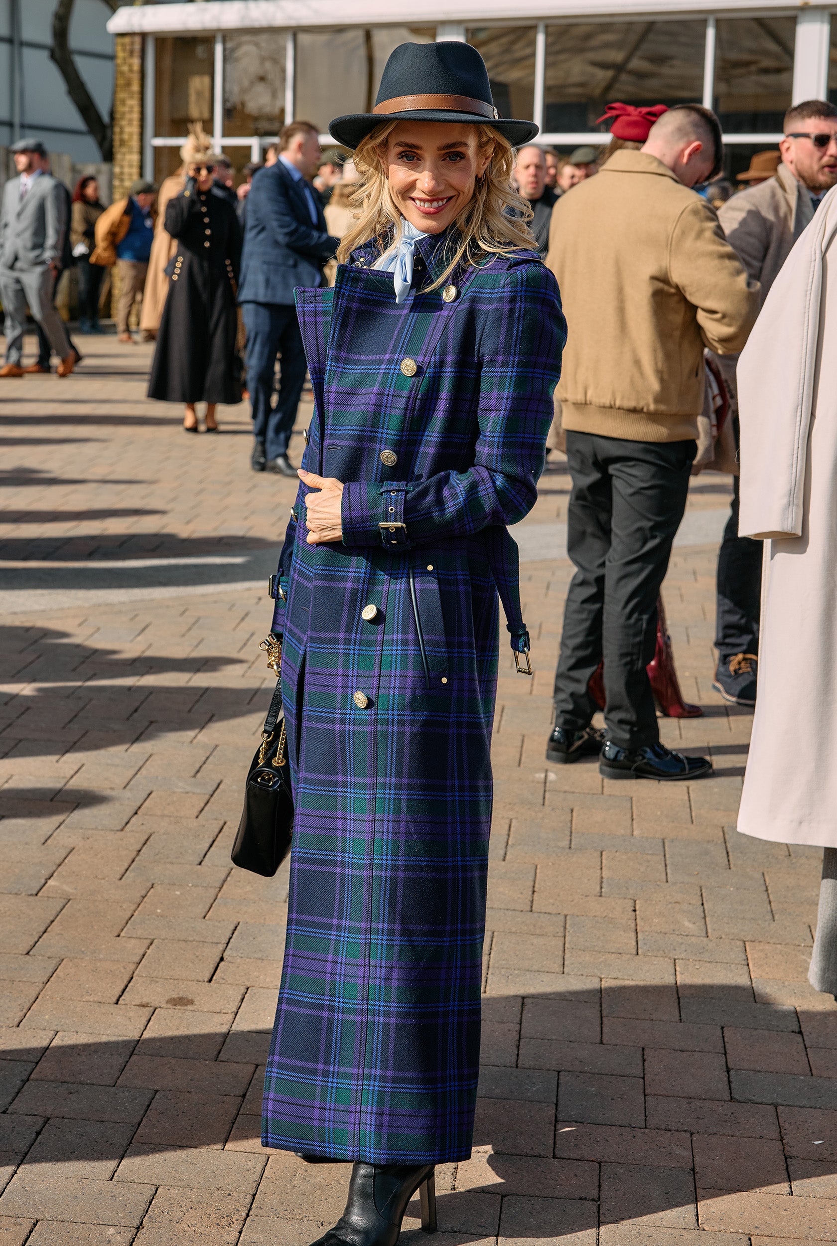 Lisa Dwan's Cheltenham Look (Heather Tartan) – Holland Cooper ®