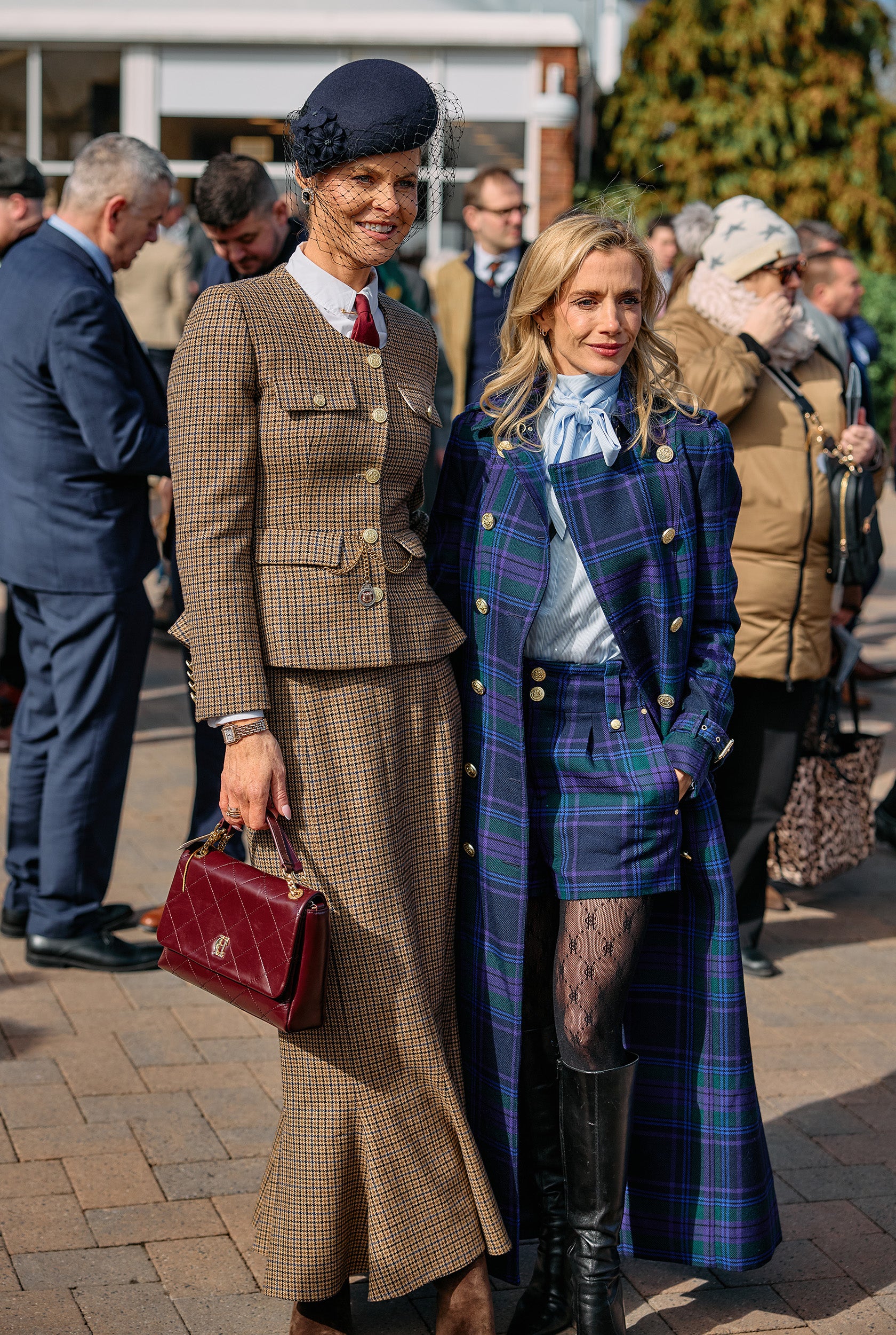Lisa Dwan's Cheltenham Look (Heather Tartan) – Holland Cooper ®