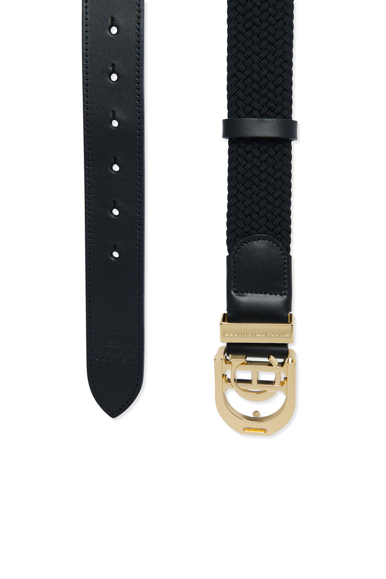 Stirrup Heritage Belt (Black Crystal)
