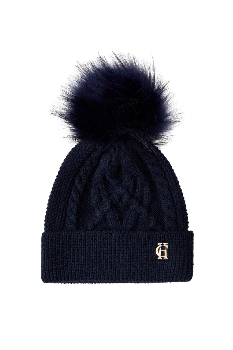 Cortina Bobble Hat (Ink Navy)