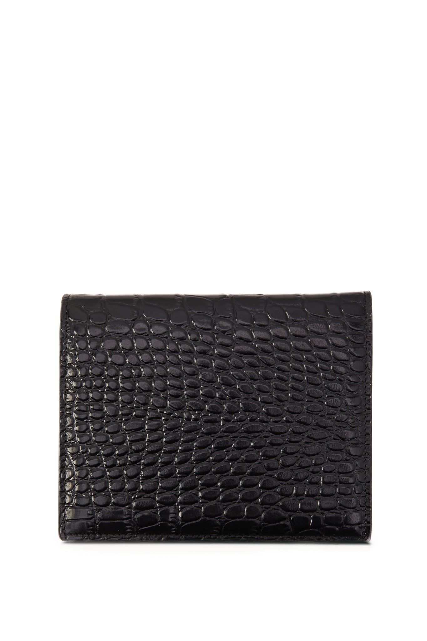 Chelsea Wallet (Black Croc)