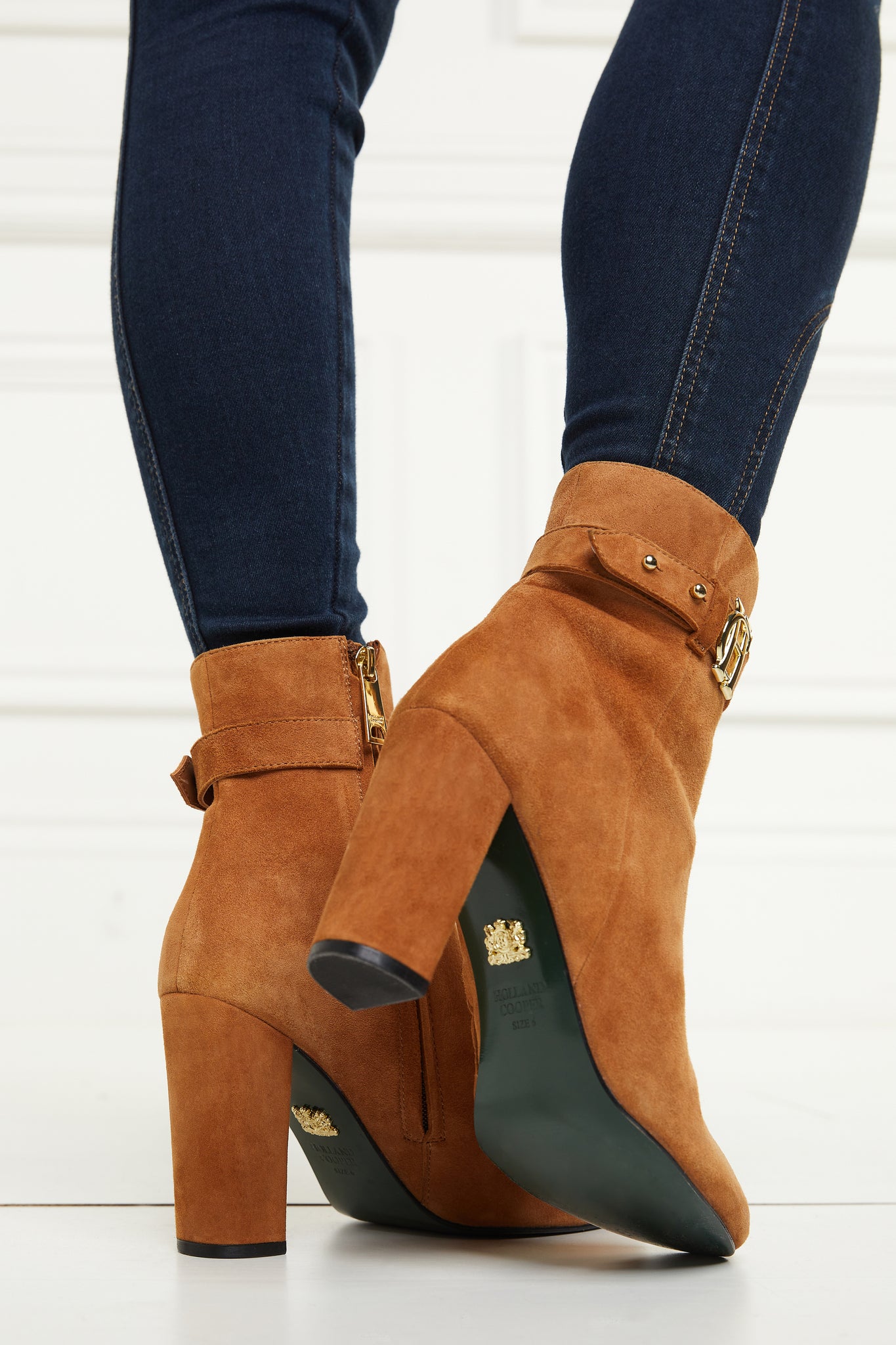 Mayfair Suede Ankle Boot (Tan)