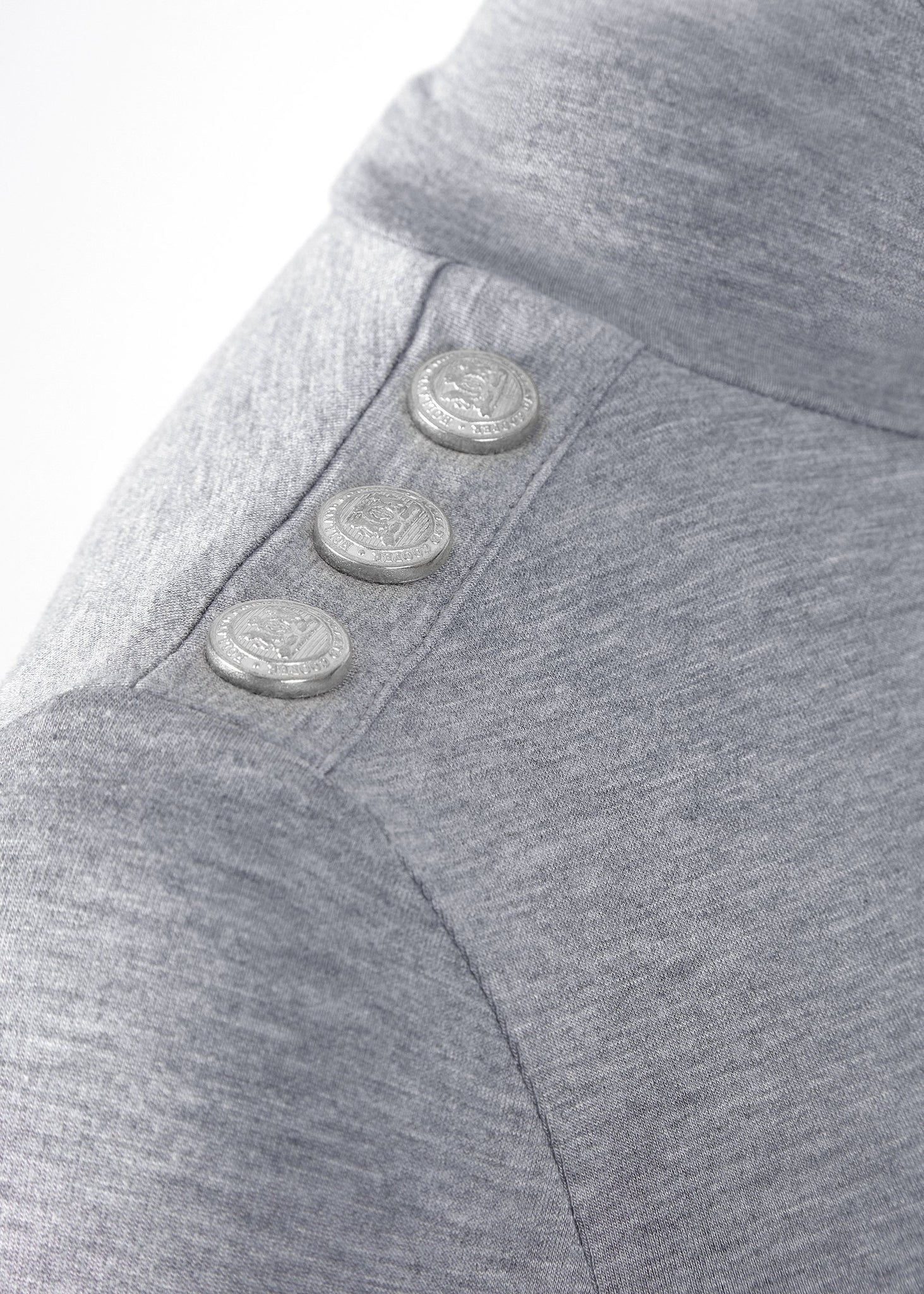 Long Sleeve Bodysuit (Grey Marl)