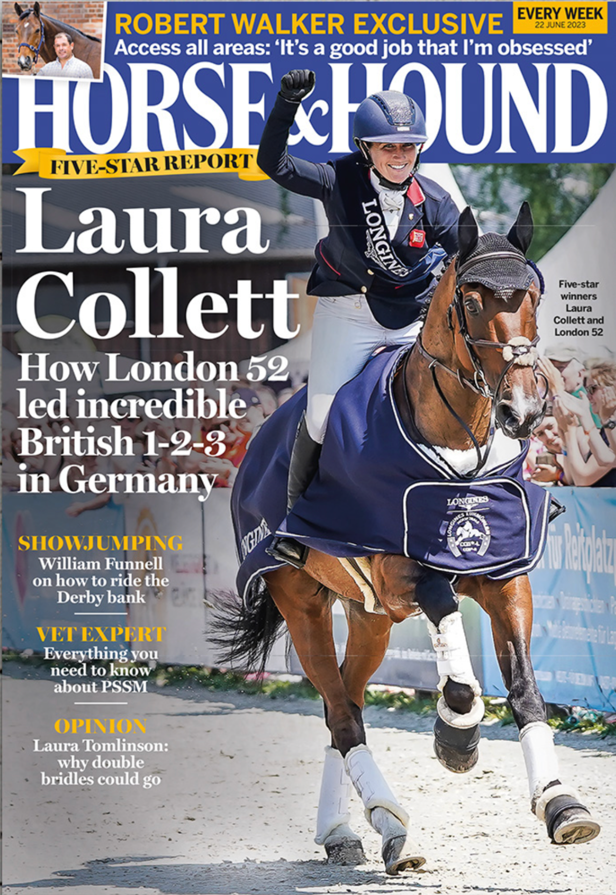 HC on the Horse & Hound Cover!
