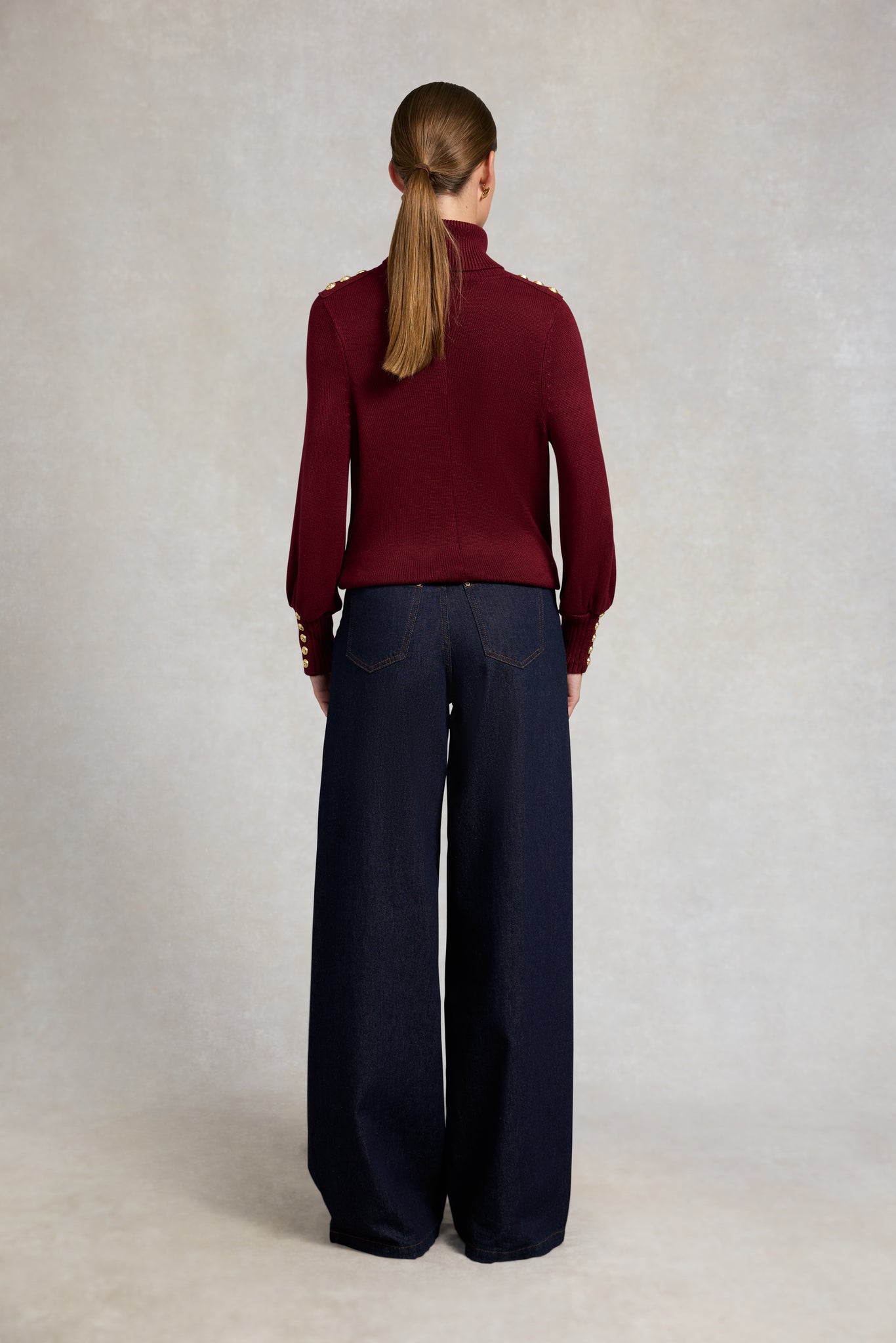 Chamonix Roll Neck Knit (Wine)