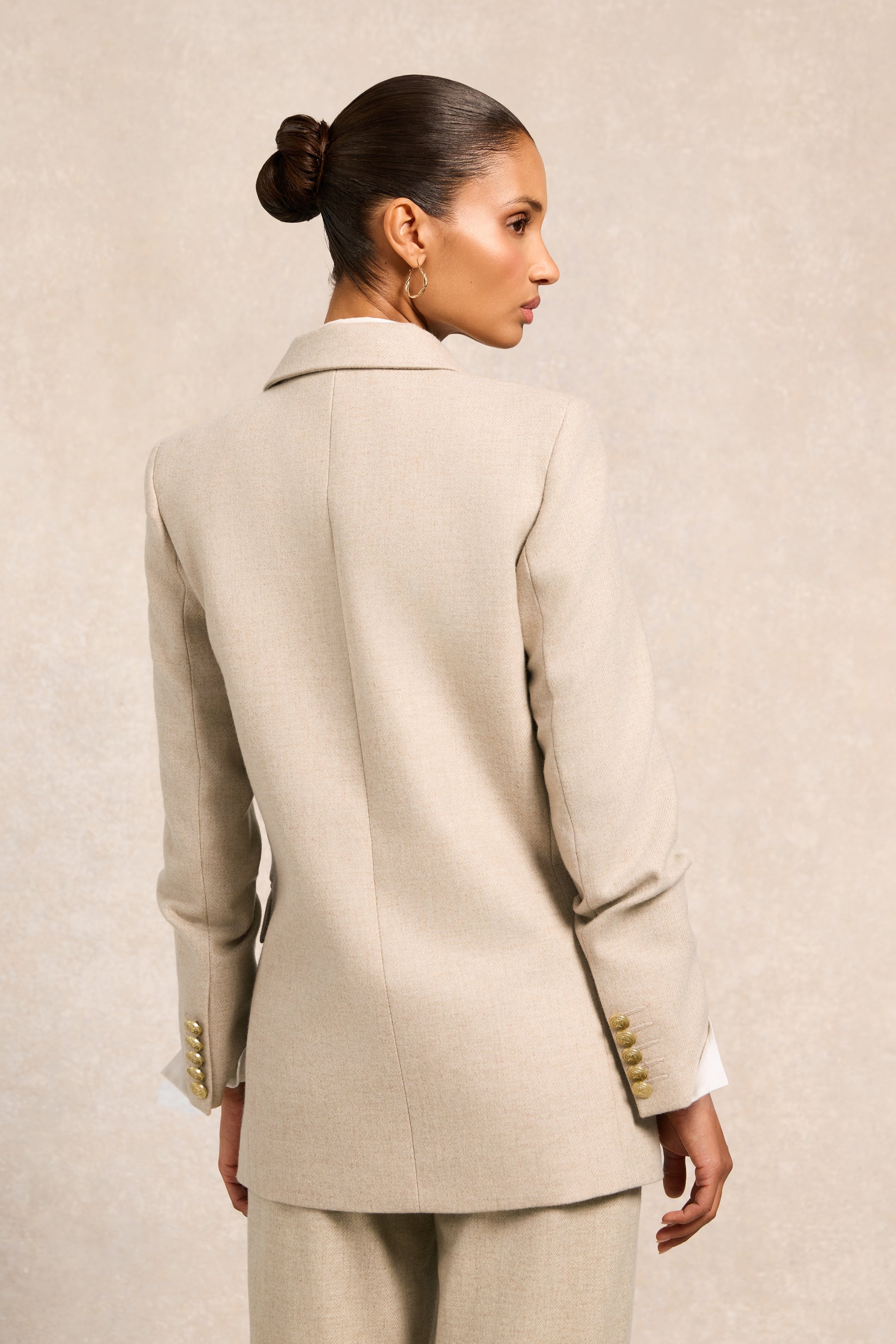 MSCHEsteriane Blazer - Oatmeal Melange main image 0