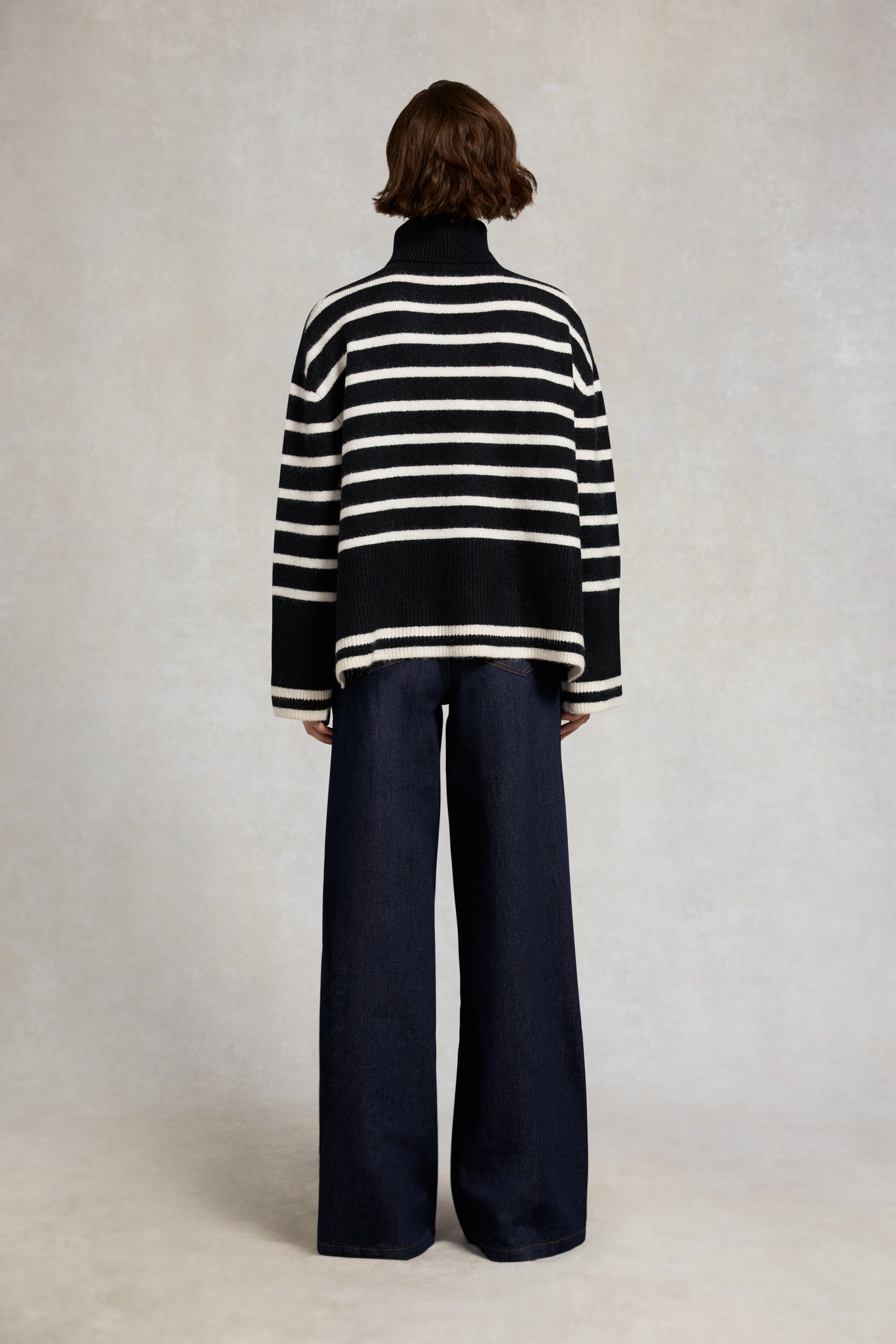 Antonia Roll Neck Knit (Black)