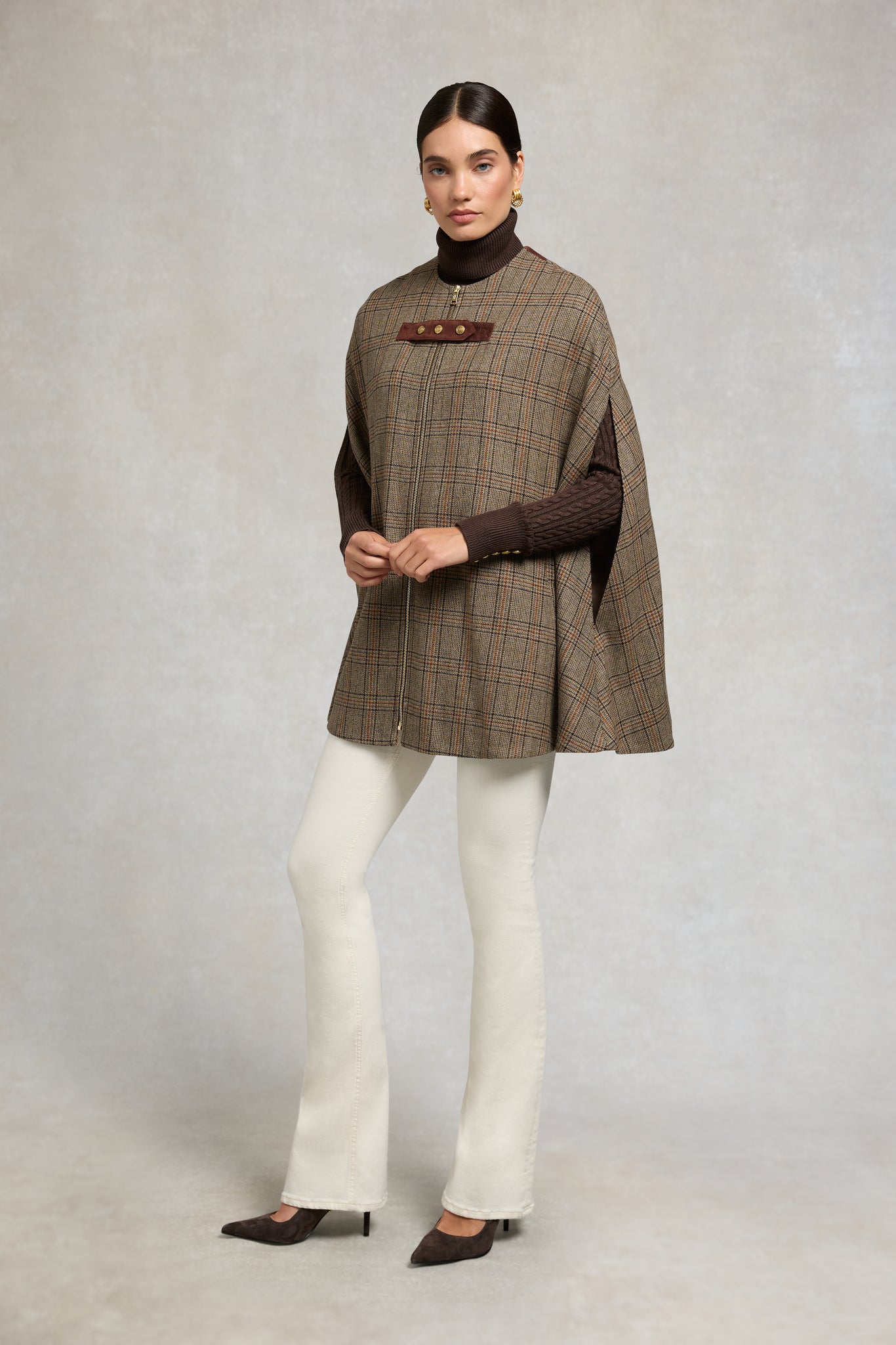 Slim Cape (Bourbon Tweed)