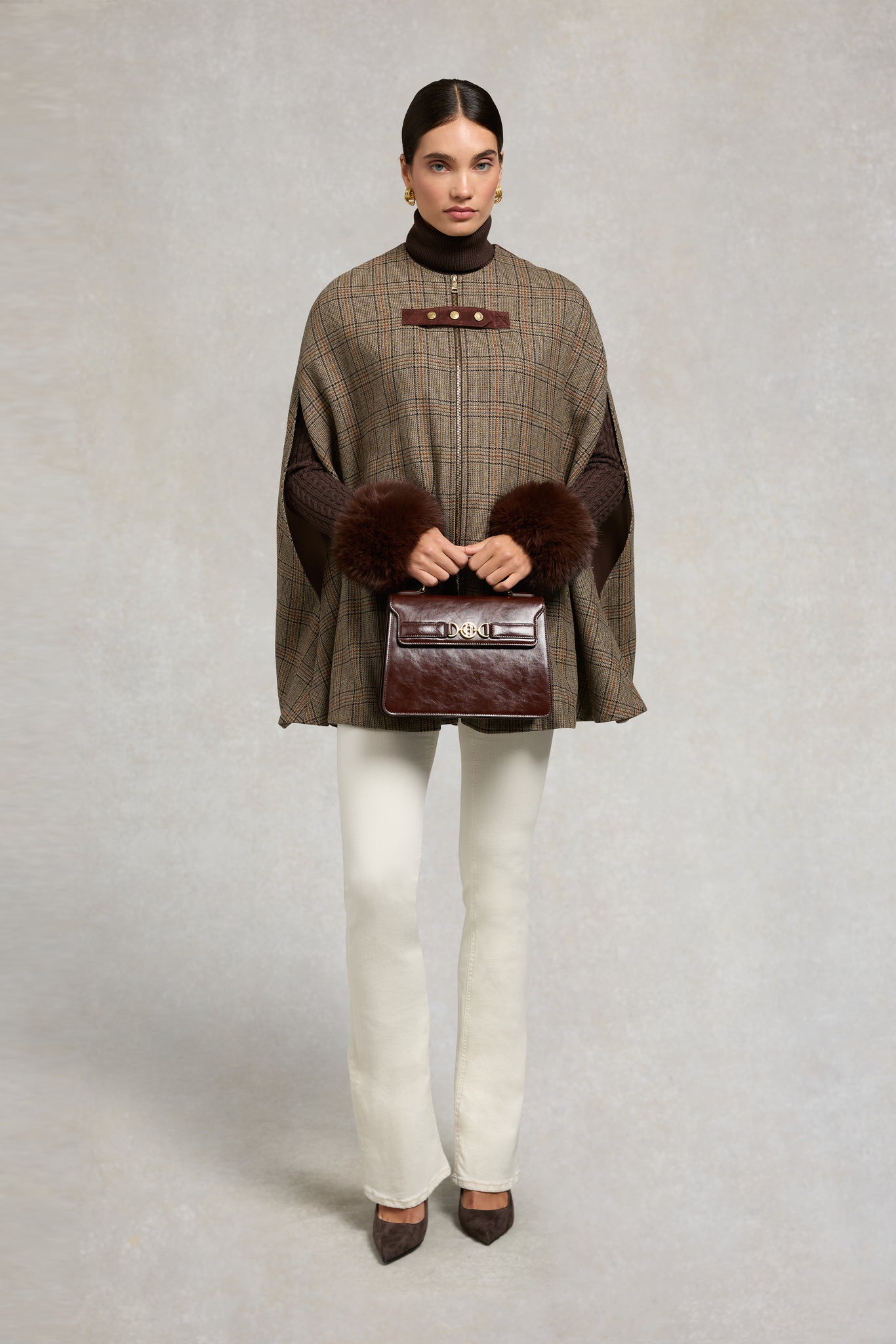 Slim Cape (Bourbon Tweed)