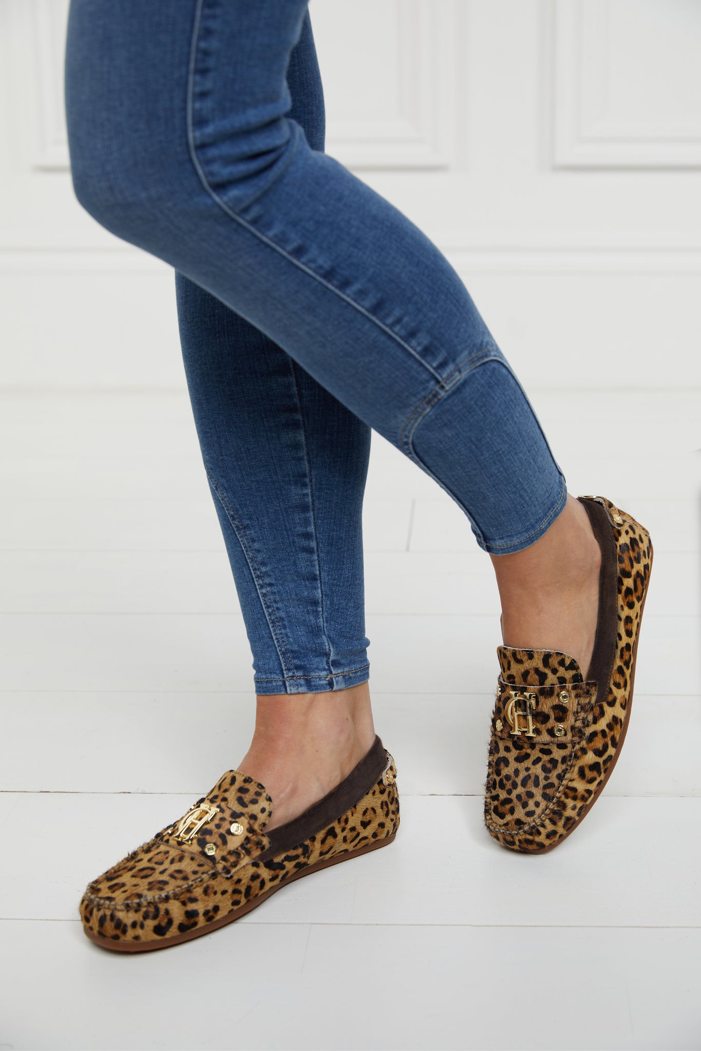 The Driving Loafer (Leopard Pony)
