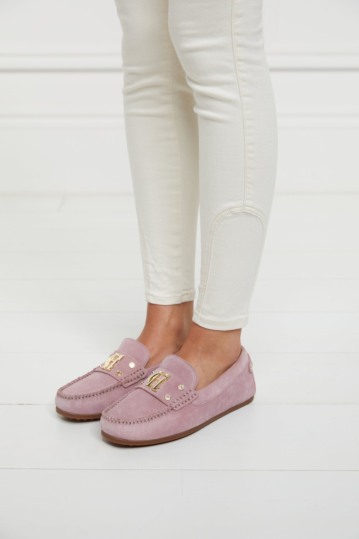 The Driving Loafer (Soft Pink Suede)